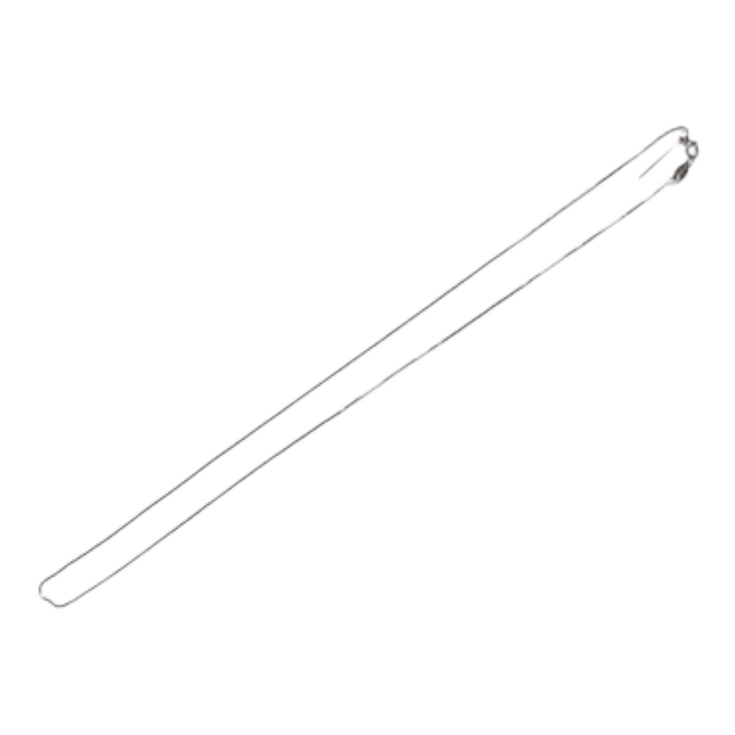 925 Sterling Silver 1.0mm Box Chain 18 Inch Necklace