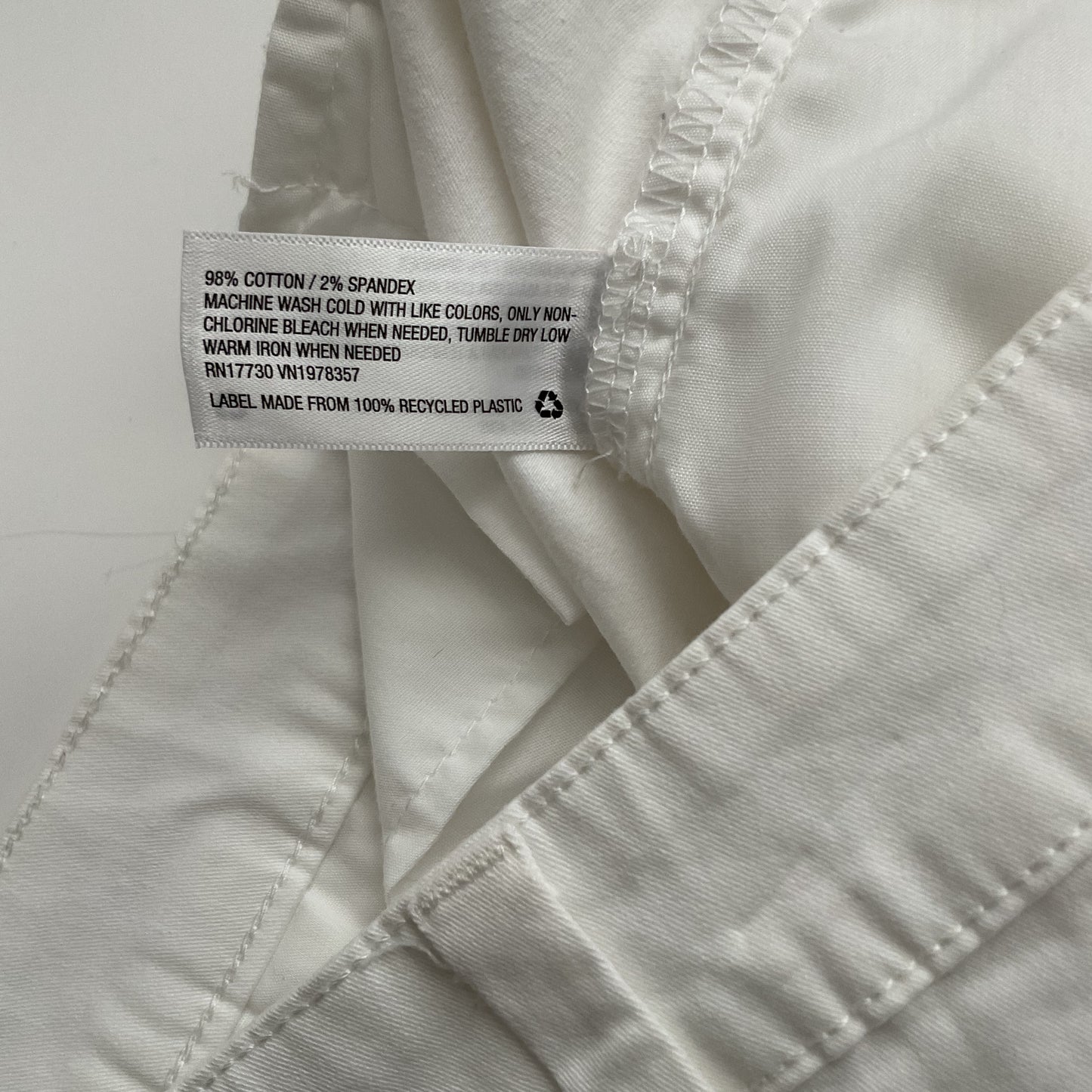 A New Day Chino White Shorts Size 12