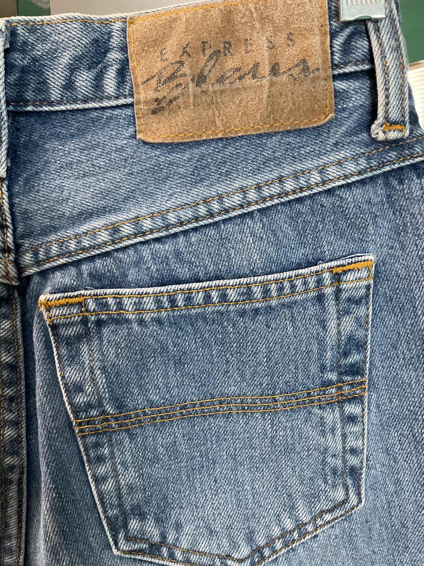 Vintage Express Bleus Women’s Flare Blue Jeans Size 3/4