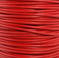 Round Leather Cord, 1.5mm, 2 Meter Pack