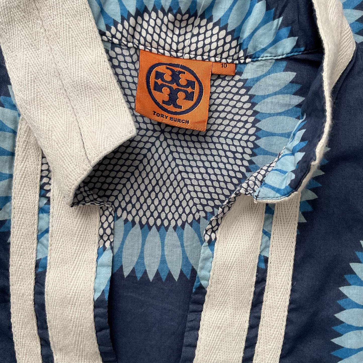 Tory Burch Classic Vintage Women’s Tunic Blouse Size M(10).