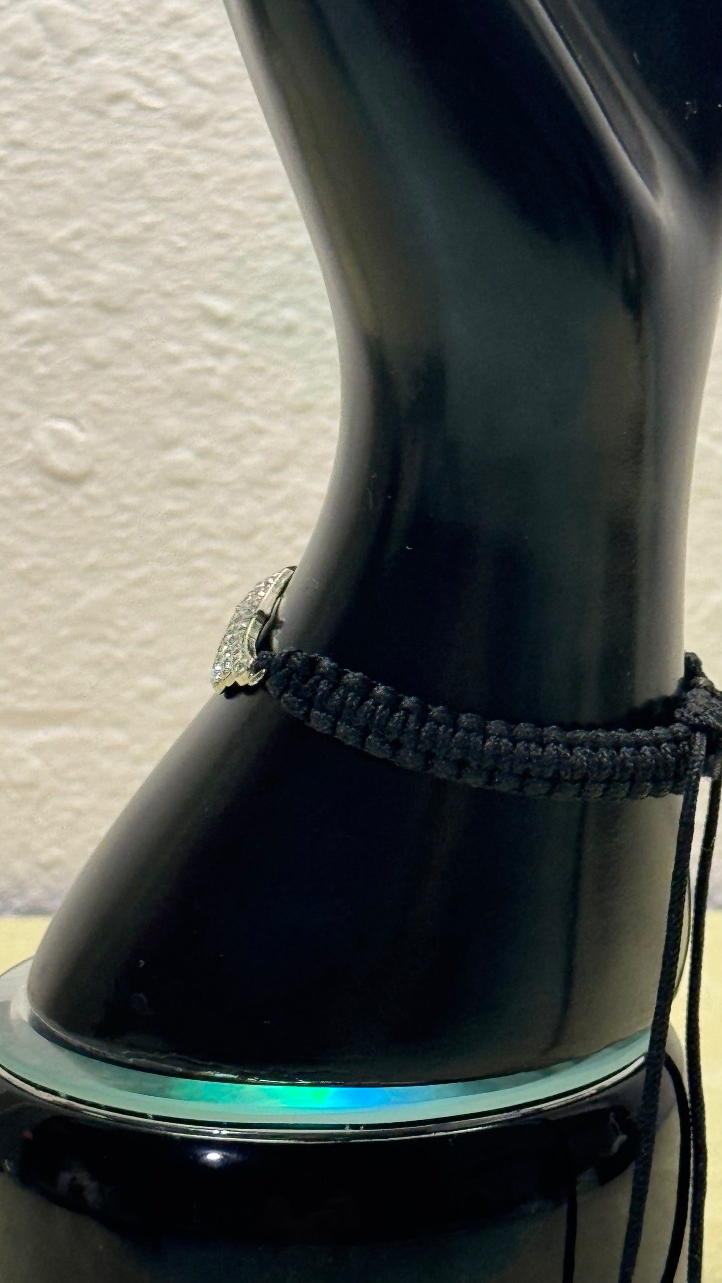 Adjustable Angel's Wing Crystal Bracelet