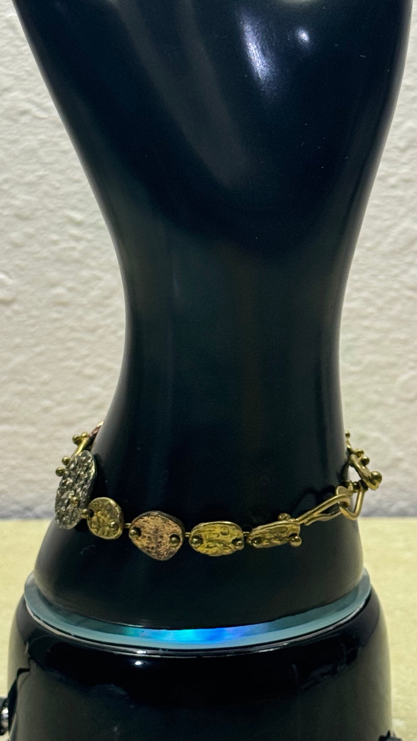 The Earth & Anvil Mid-Century Artisan Link Bracelet 7” length