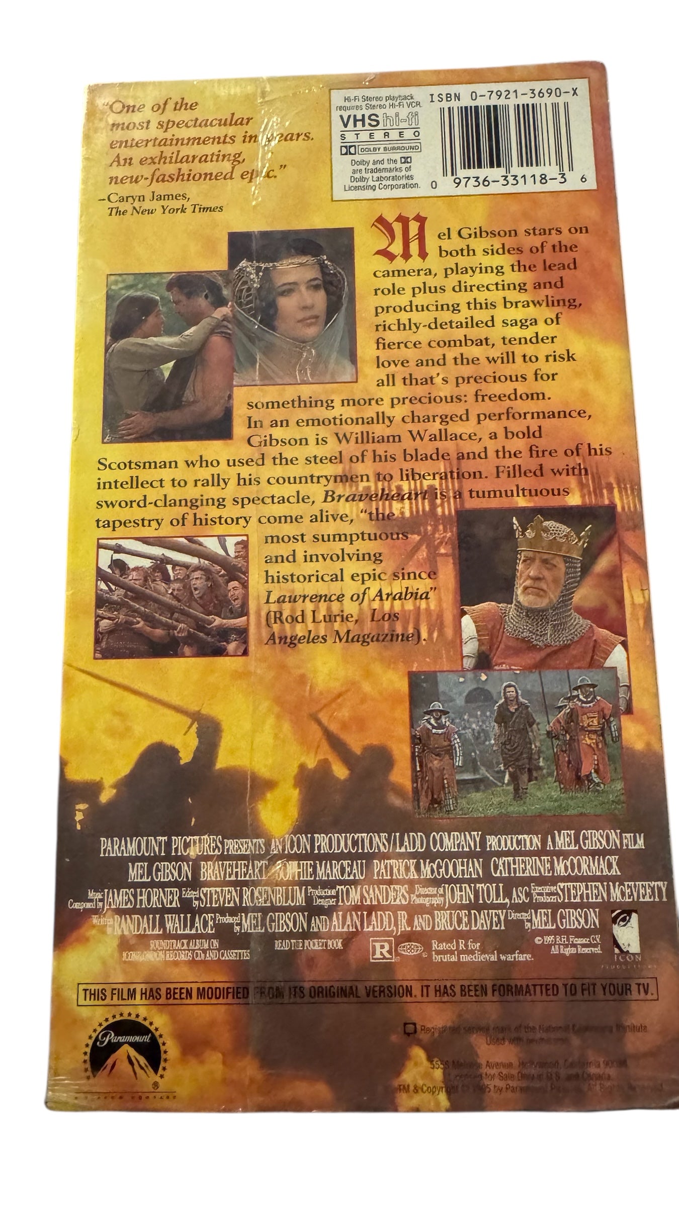 Braveheart VHS (1995)