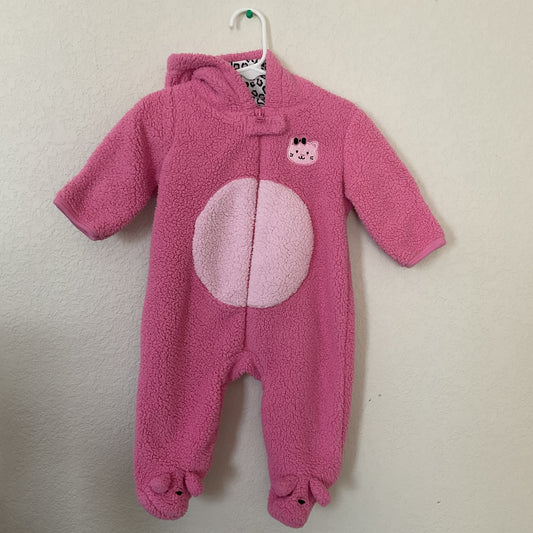 Plushy Hello Kitty Pink Onesie Newborn.