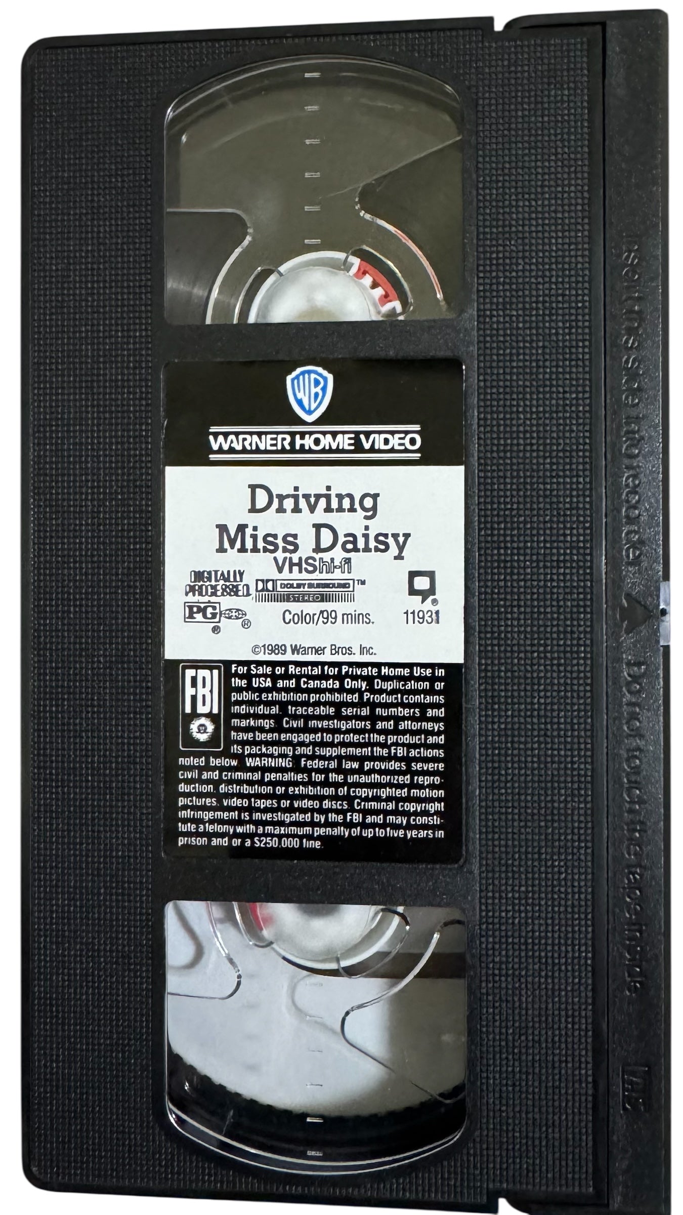 Driving Miss Daisy VHS (1989)
