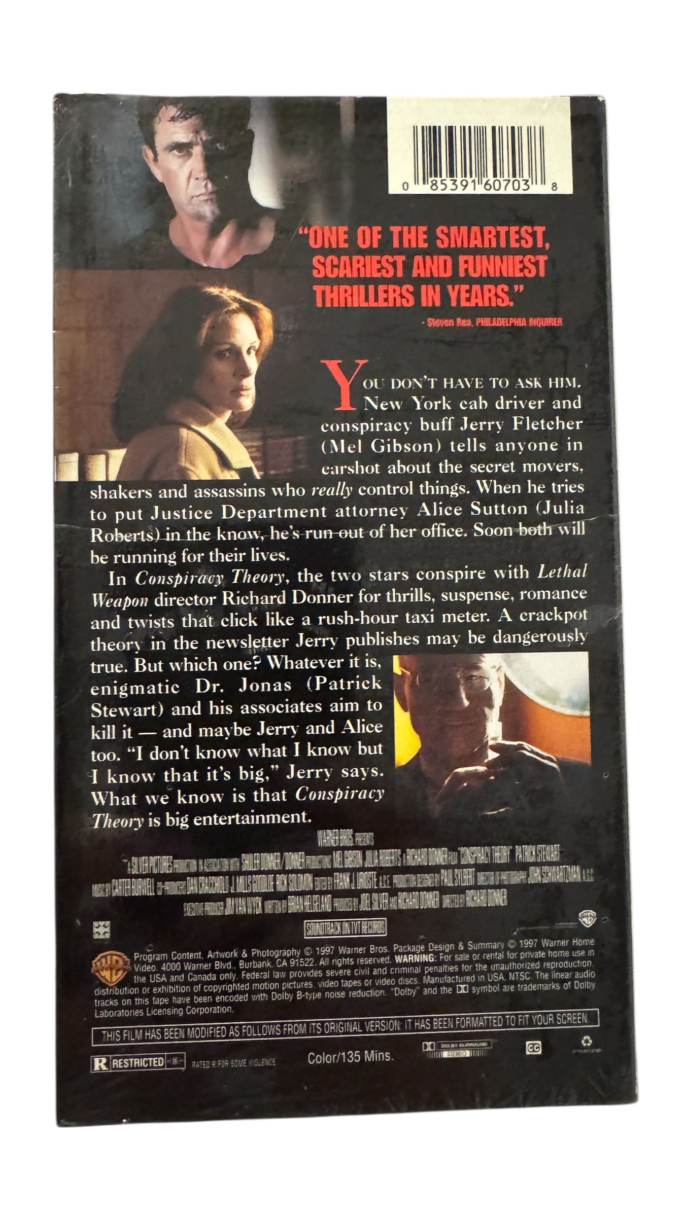 Conspiracy Theory VHS (1997)