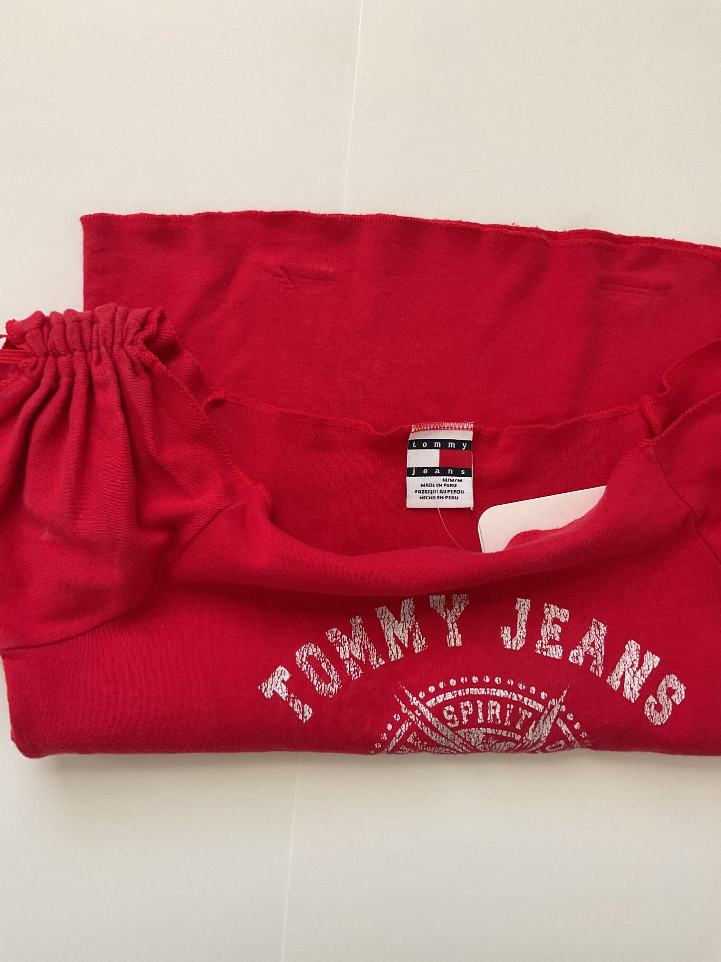 Vintage Tommy Jeans Women’s Crop Top Size M.