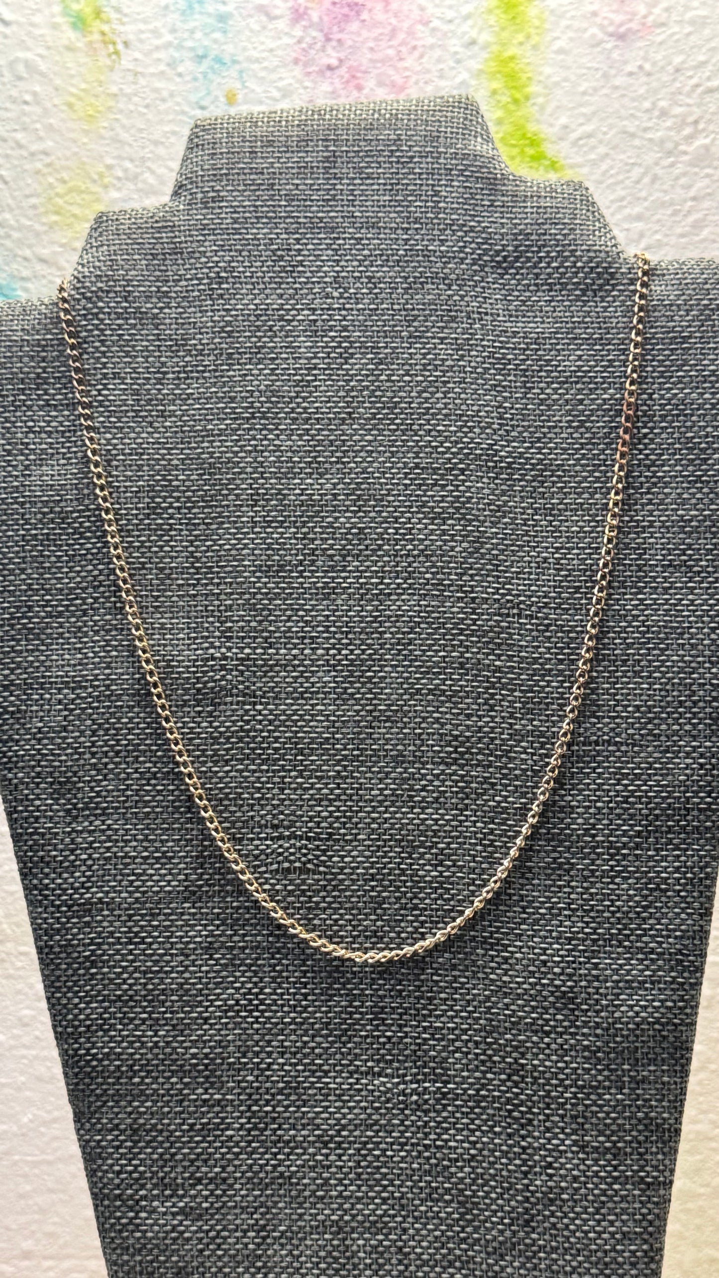 Minimalist Gold chain necklace 20”length