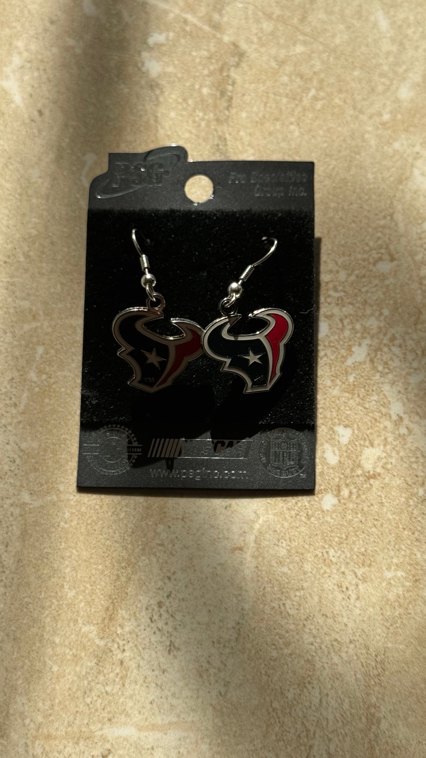 NFL Houston Texans Dangle Earrings