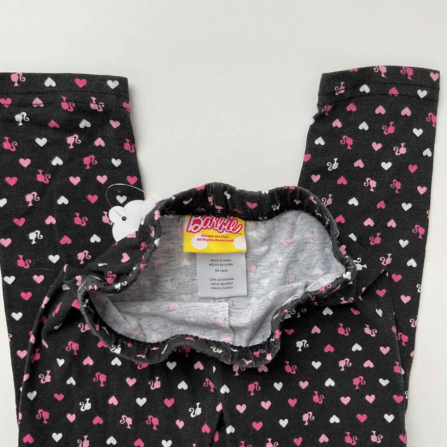 Barbie Classic Graphics Girls Leggings Size 4.