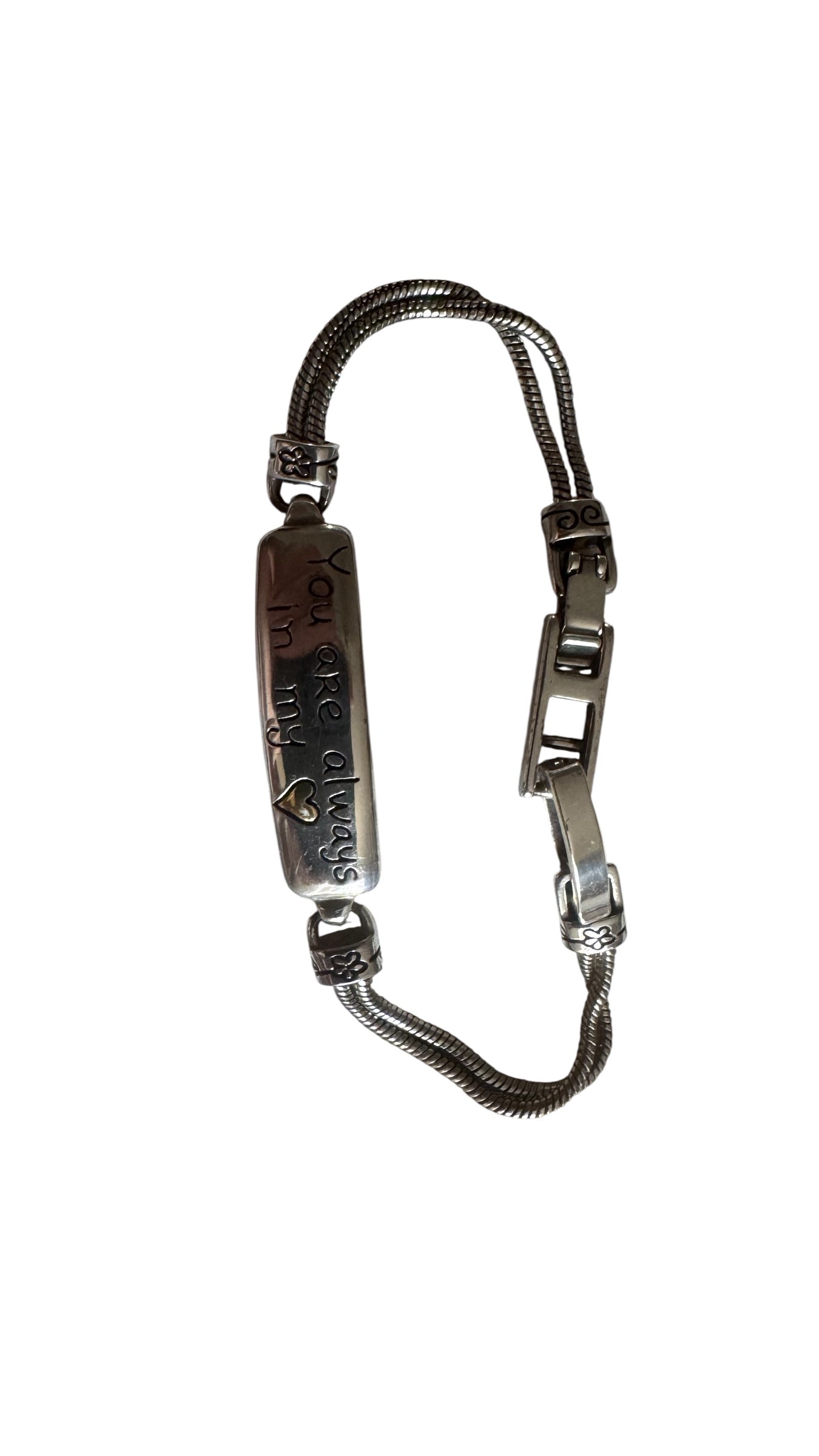 Brighton “You Are Always in My Heart” Two-Tone Bracelet