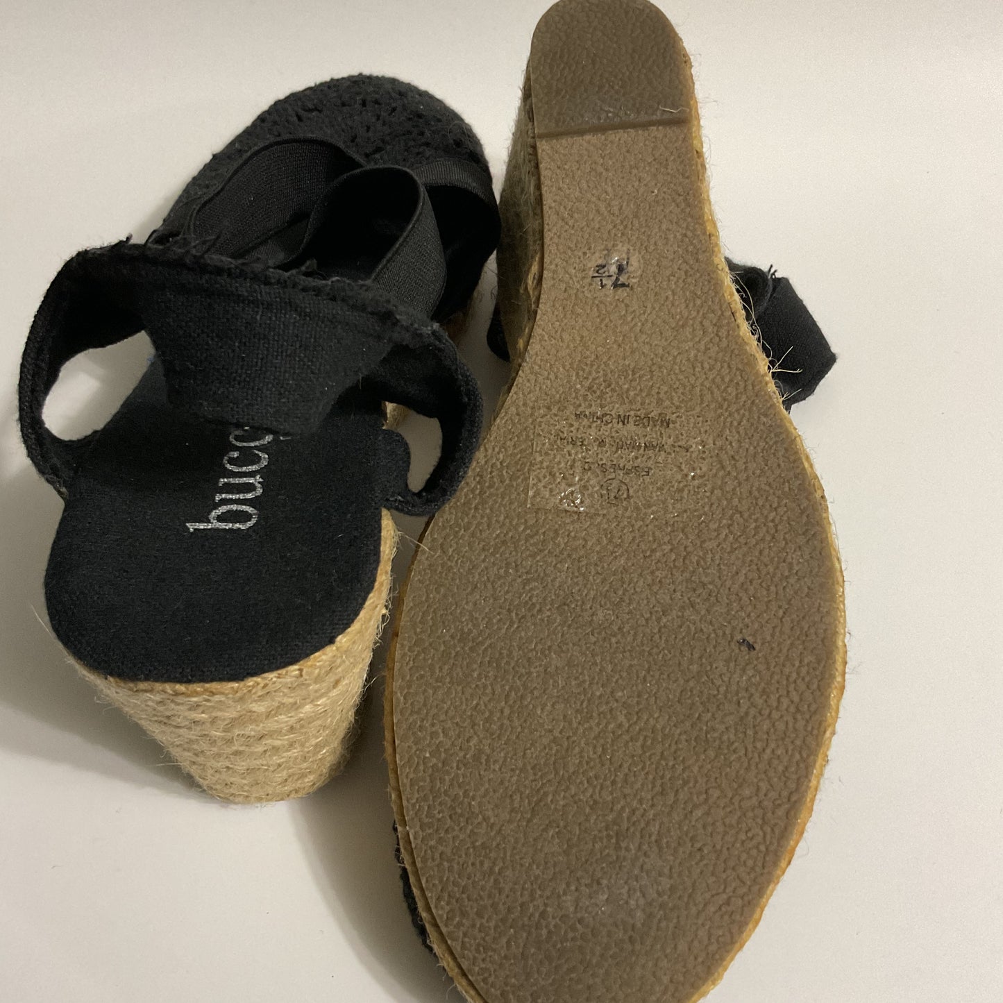 Bucco Women’s Kimora Espadrille Stretch Band Sandal Size 7 1/2.