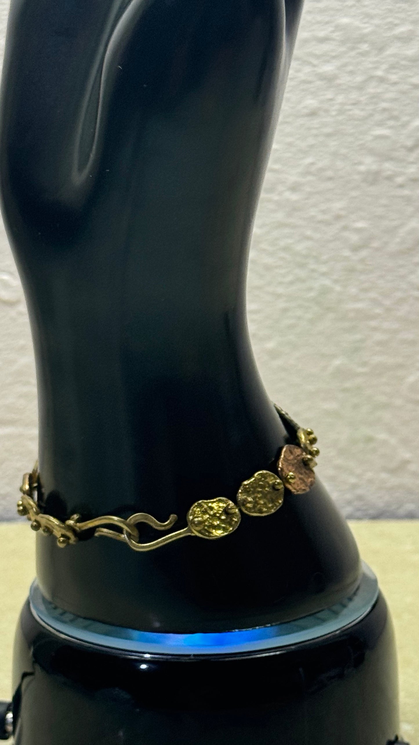 The Earth & Anvil Mid-Century Artisan Link Bracelet 7” length