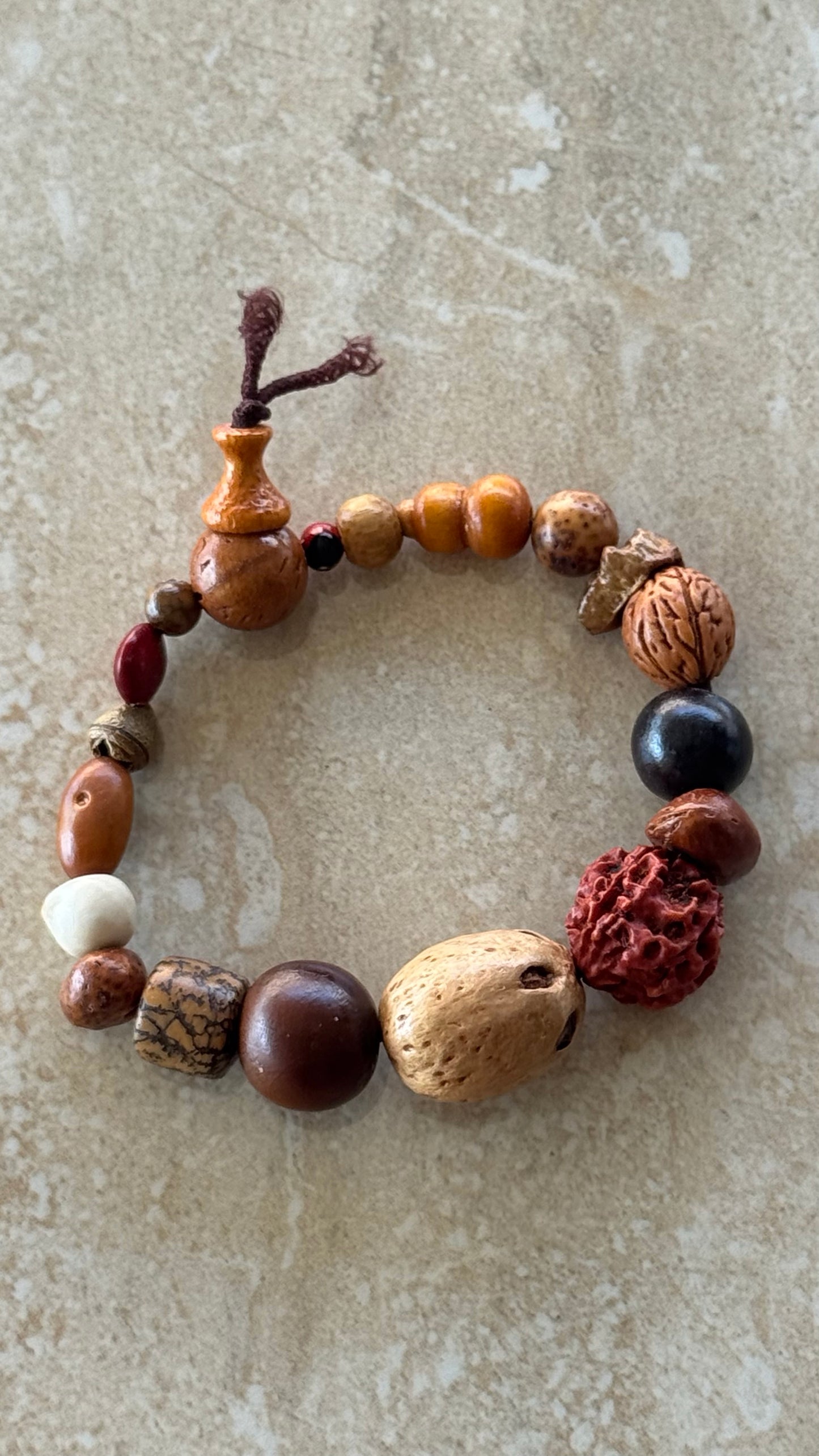 Natural 18 Bodhi Seed "Multi-Treasure" Bracelet