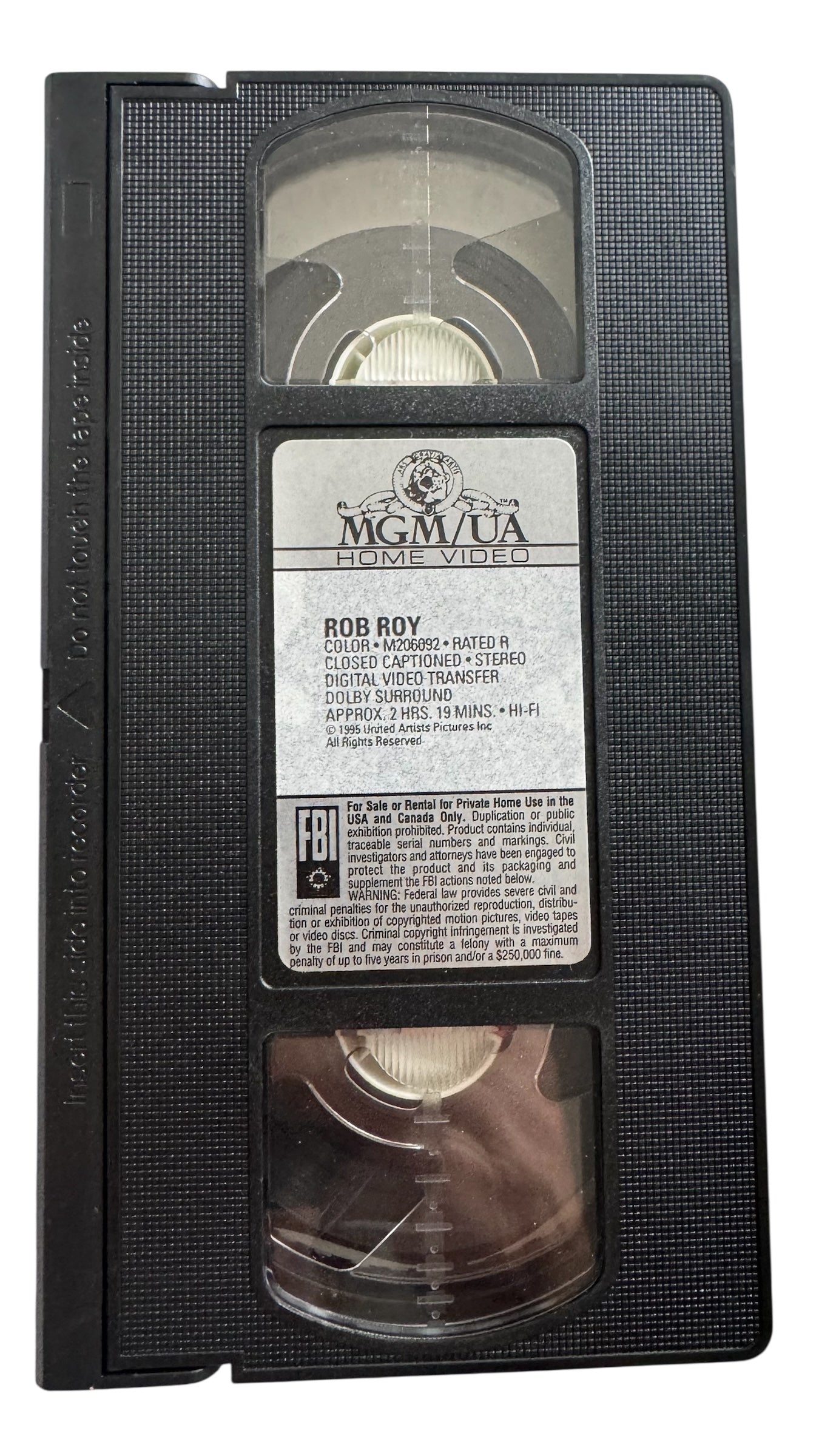 Rob Roy VHS (1995)