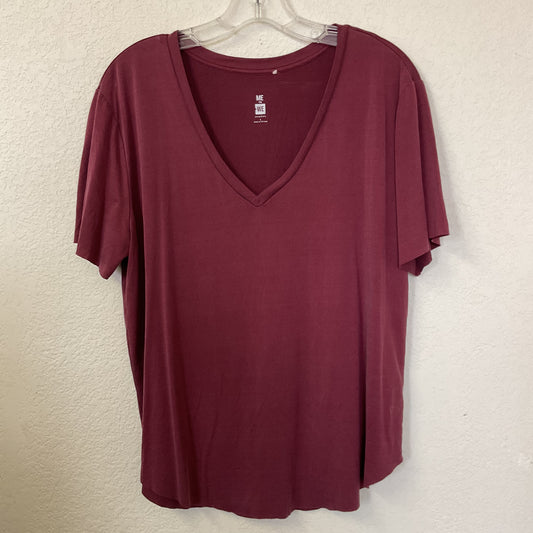 Me To We Essentials V-neck Women’s Blouse Size L.