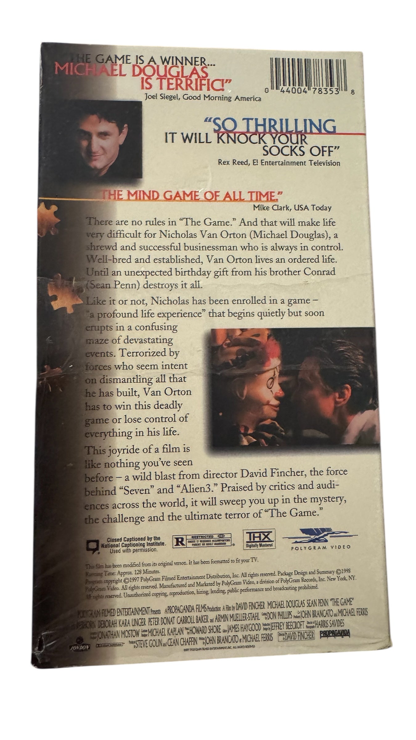 The Game VHS (1997)