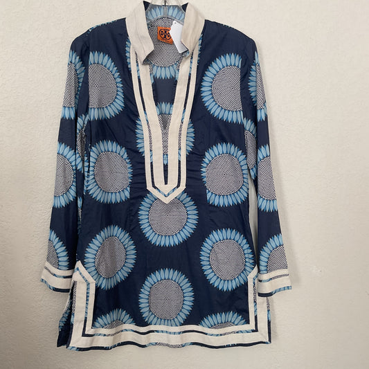 Tory Burch Classic Vintage Women’s Tunic Blouse Size M(10).