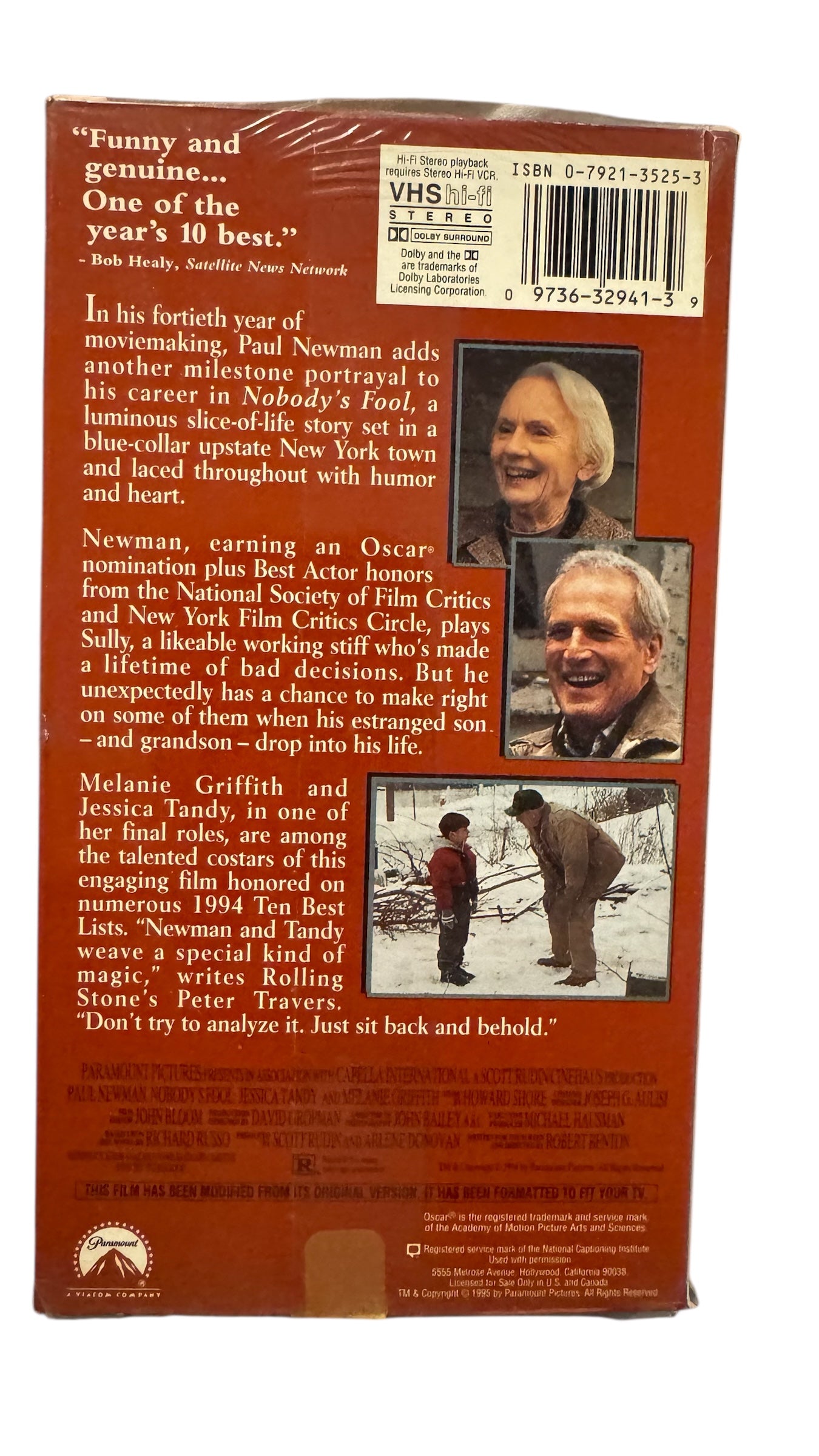 Nobody’s Fool VHS (1994)