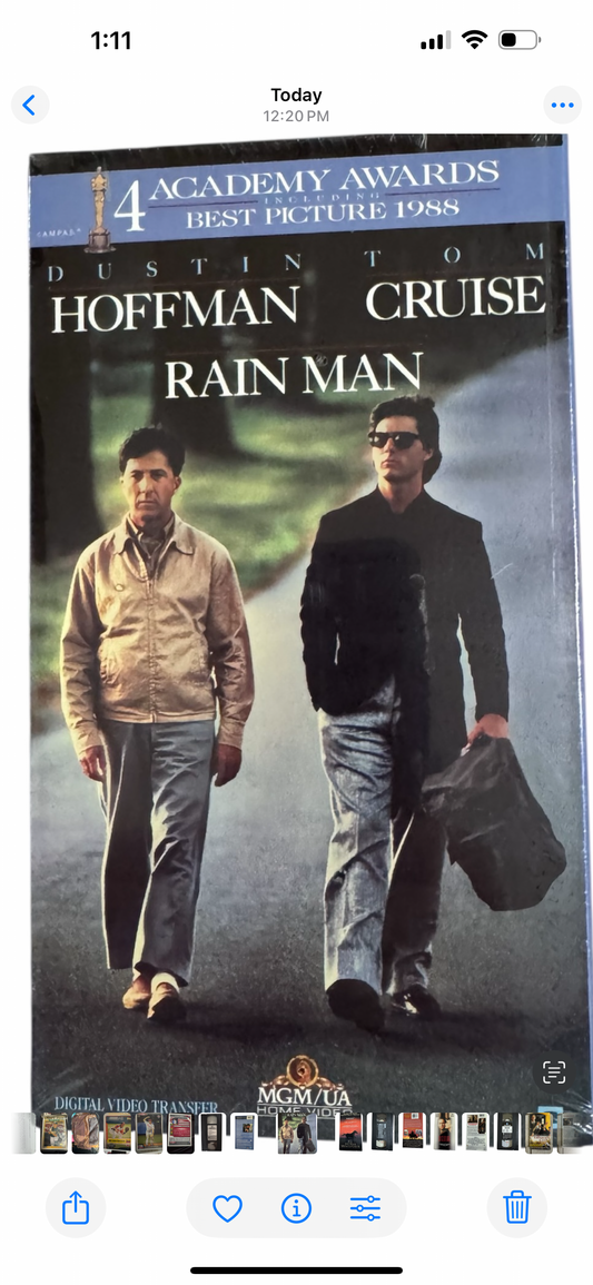 Rain Man (VHS, 1988)