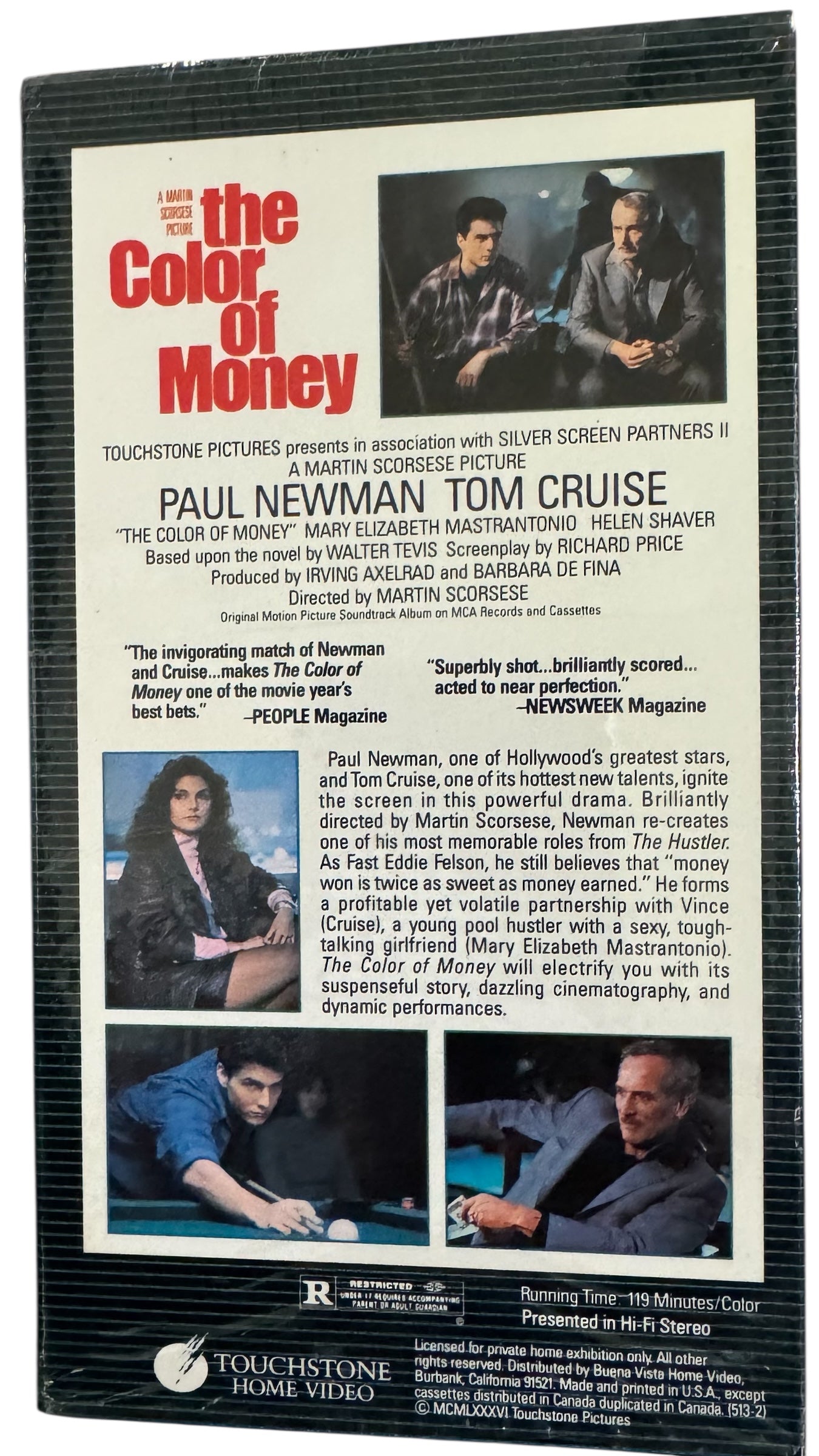The Color of Money VHS (1986)