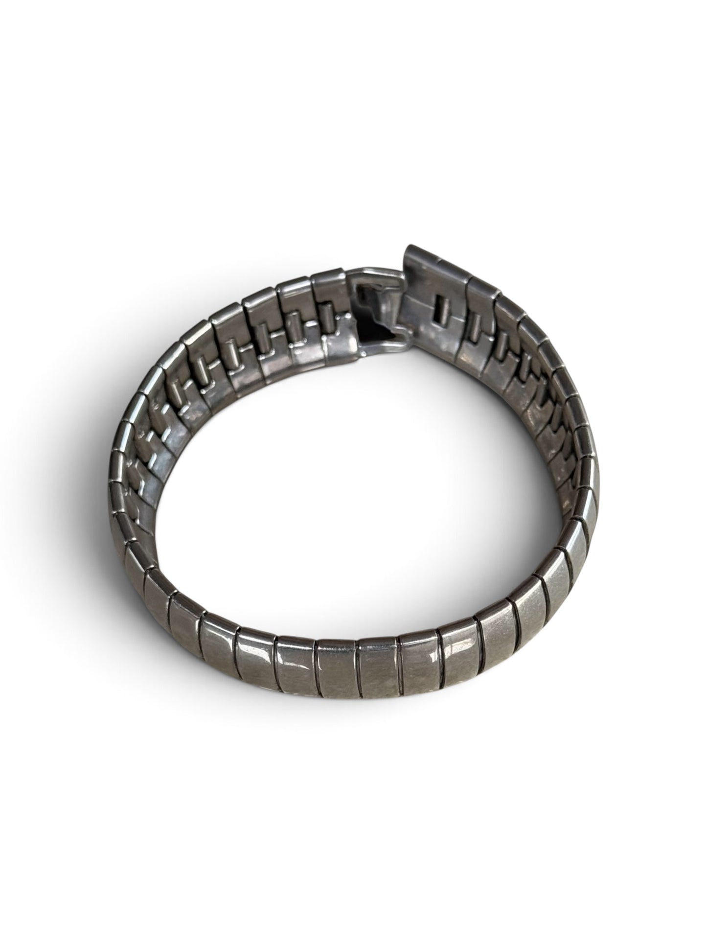 Vintage Stainless Steel Watch Expansion Bracelet 7(1/2) inch