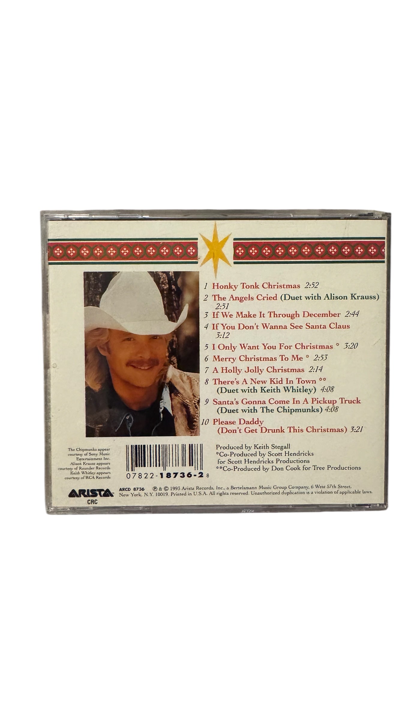 Alan Jackson- Honky Tonk Christmas CD (1993)