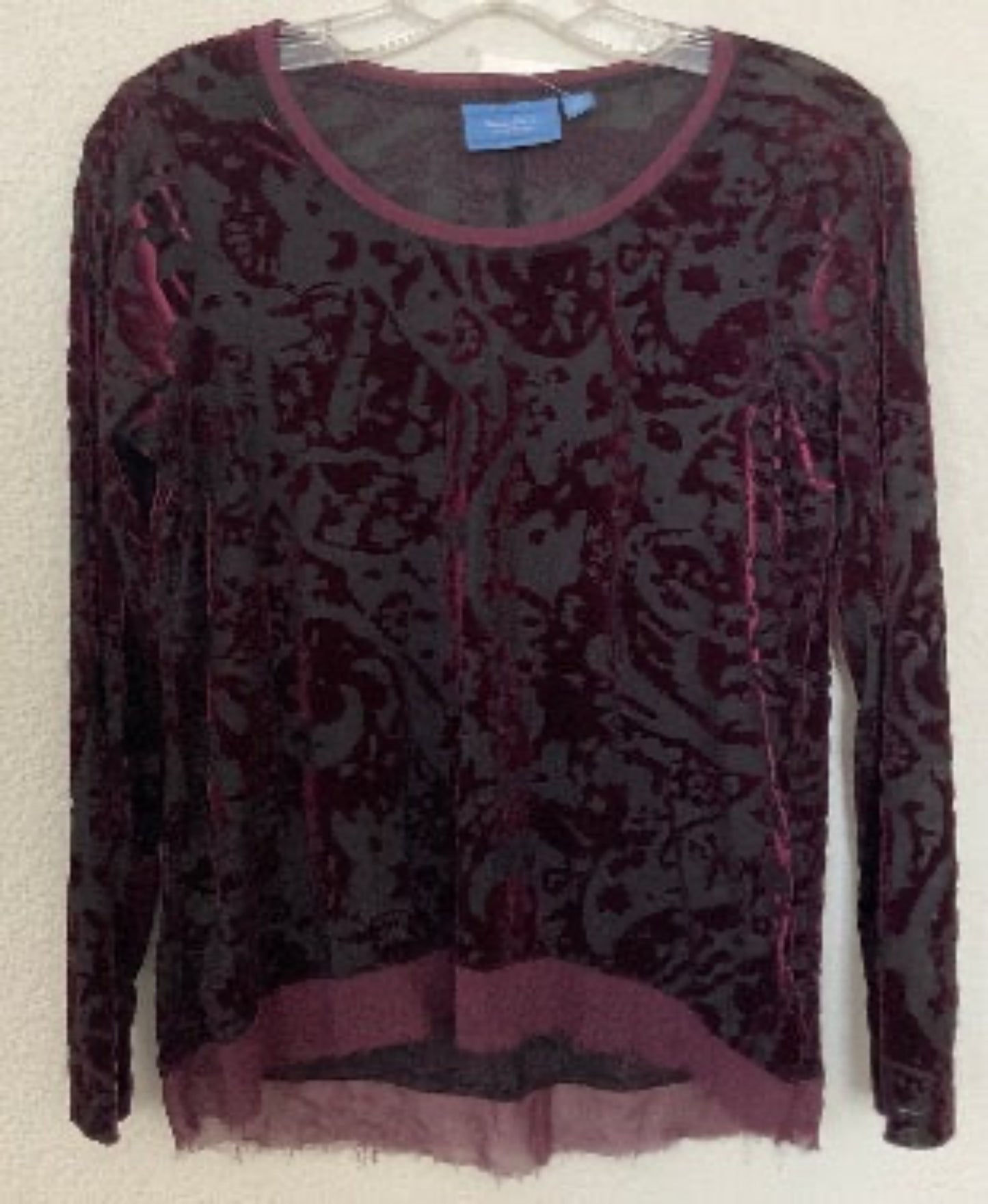 Simply Vera Vera Wang Elegant Pullover Tunic Blouse Size M