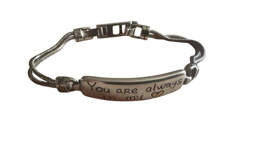 Brighton “You Are Always in My Heart” Two-Tone Bracelet