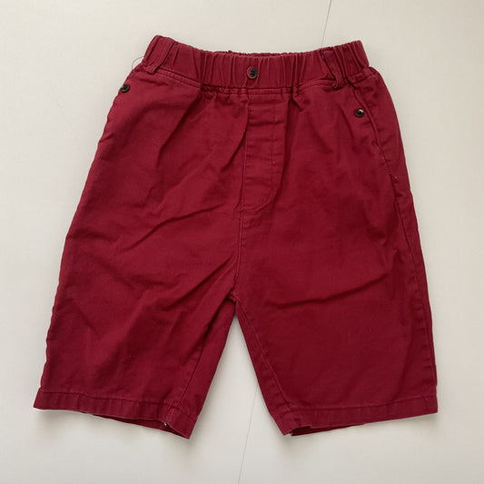 Basic Casual Elastic Boys Shorts Size S(4-5).