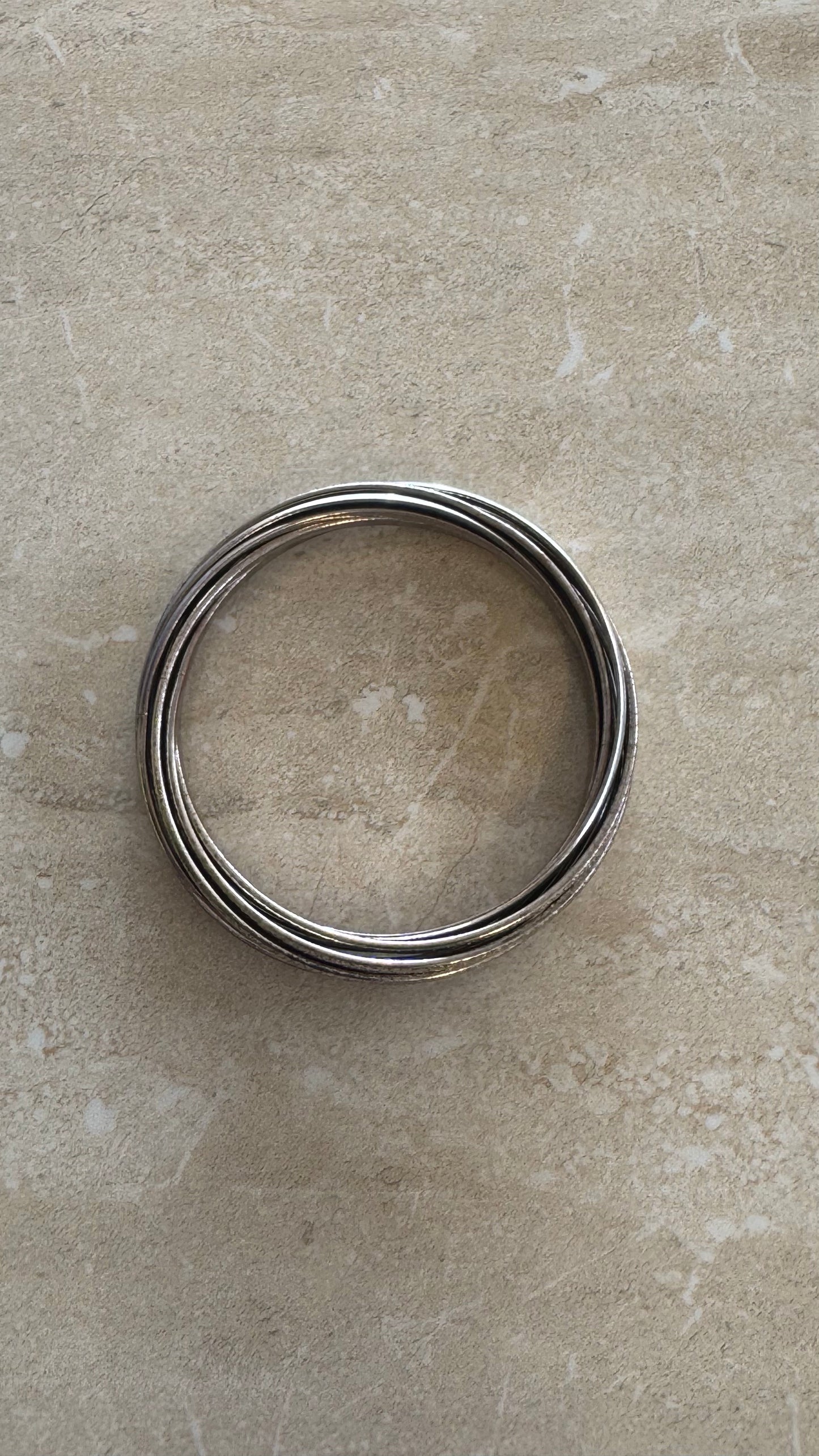 Vintage style gold bangles 2(1/2)” diameter