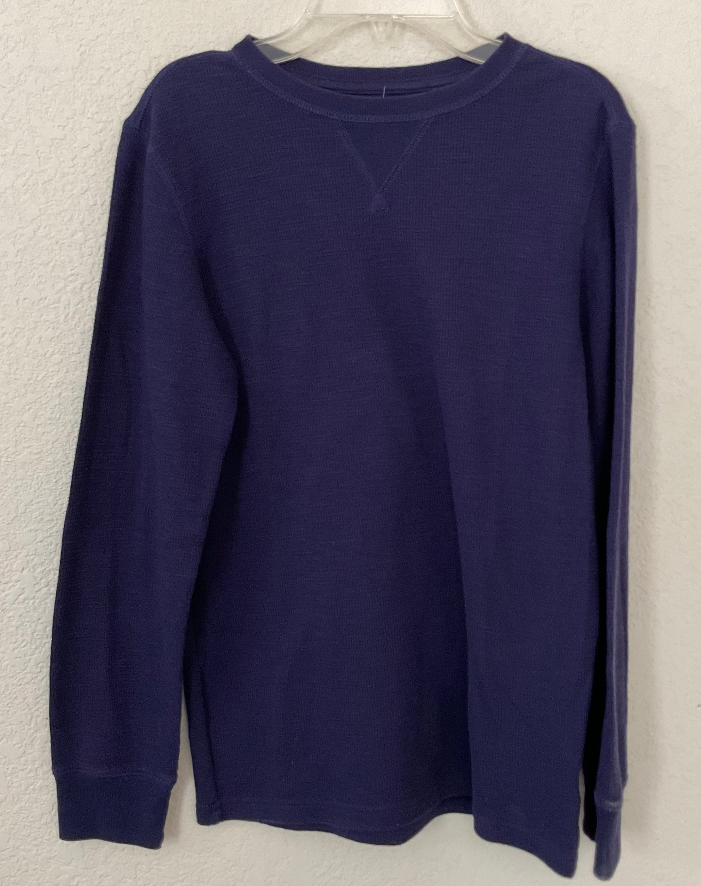 Cat & Jack Long Sleeve Navy Blue Thermal Kids Shirt Size L(12-14)