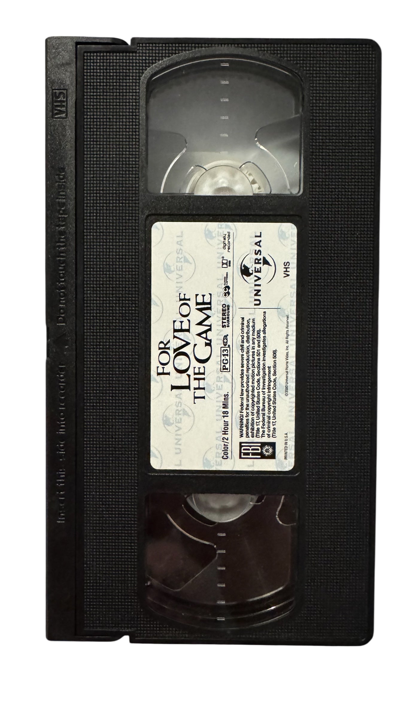 For Love of the Game VHS (1999)