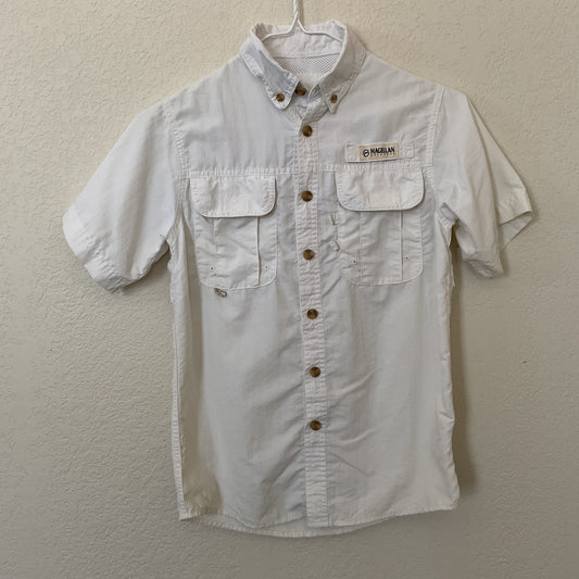 Magellan Outdoors Fish Gear Boys Shirt Size 8.