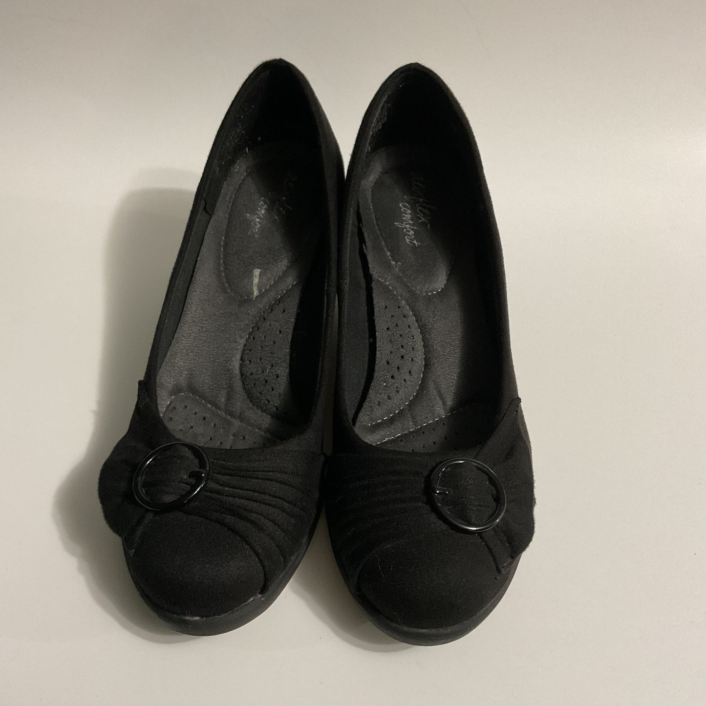 Dex Flex Comfort Women’s Black Wedges Size 6.