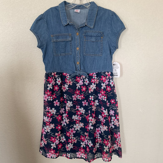 NWT Wonder Nation Summer Floral Girls Dress XXL(16).