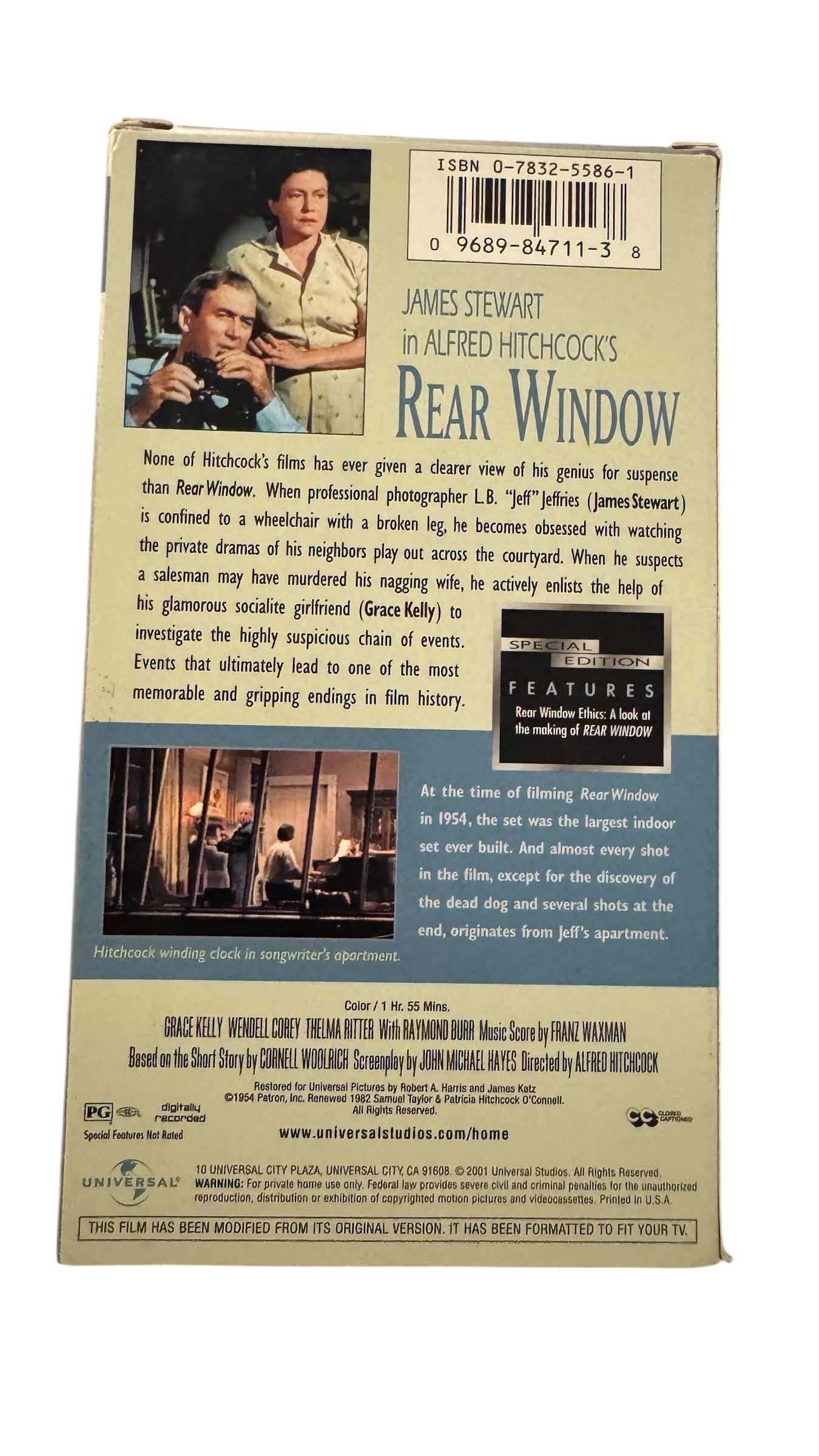 Rear Window VHS (1954)
