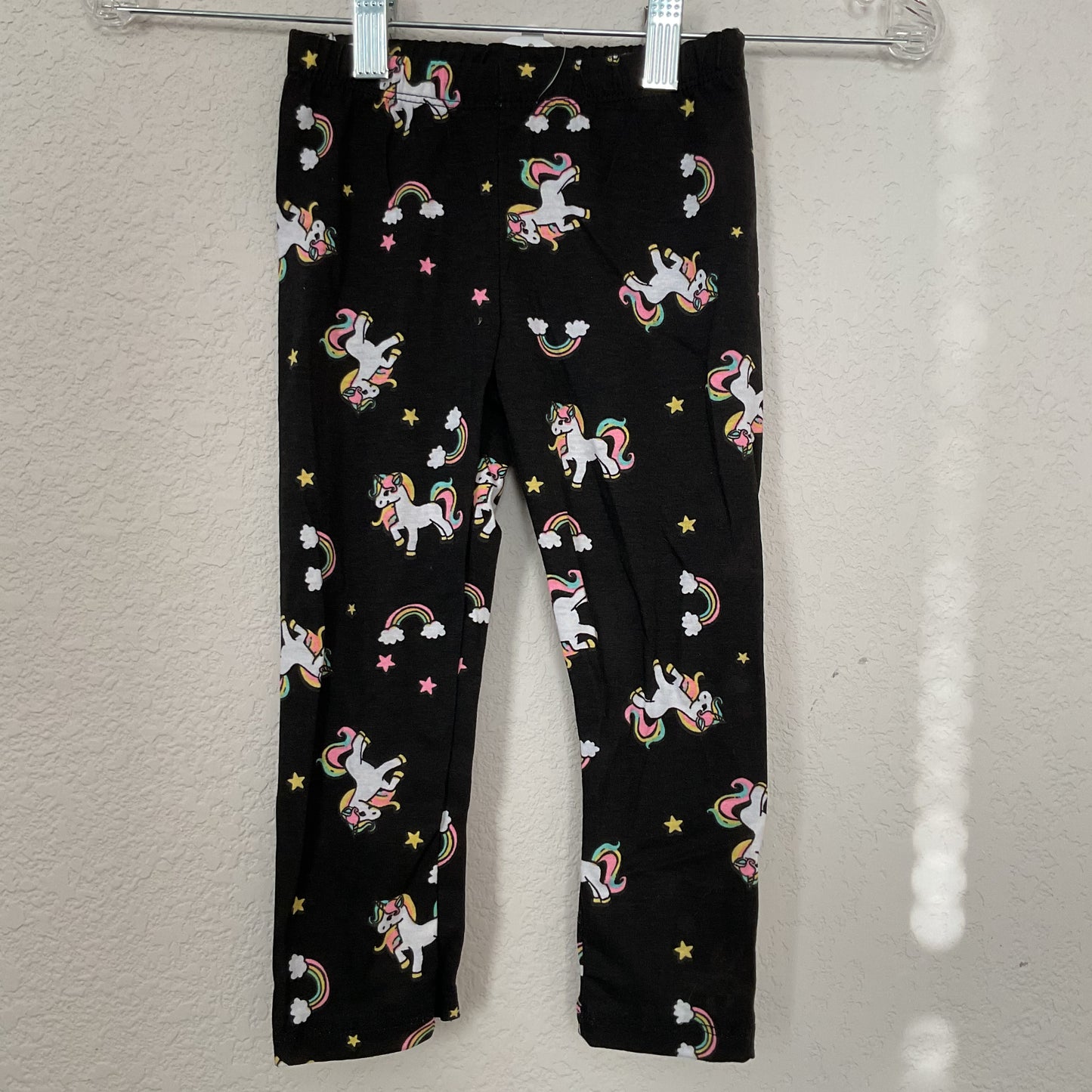 Pony and Rainbow Girls Leggings Size S(4)