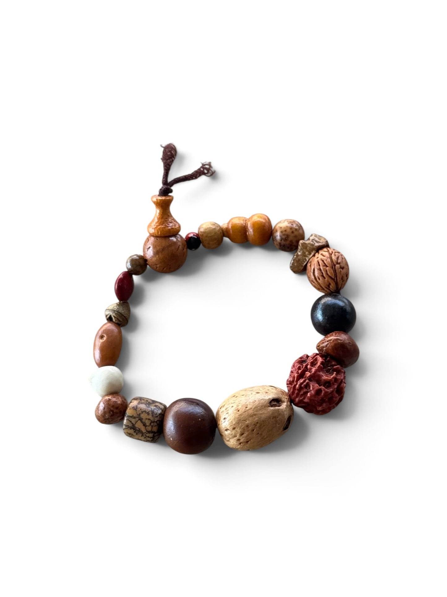Natural 18 Bodhi Seed "Multi-Treasure" Bracelet