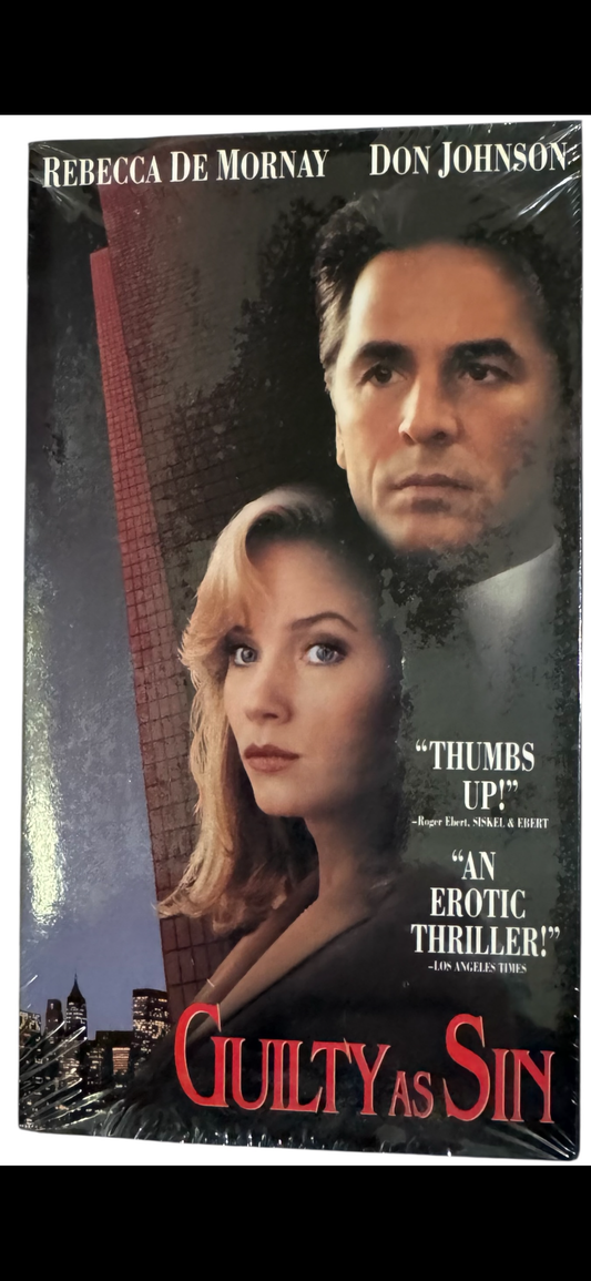 Guilty as Sin VHS (1993)