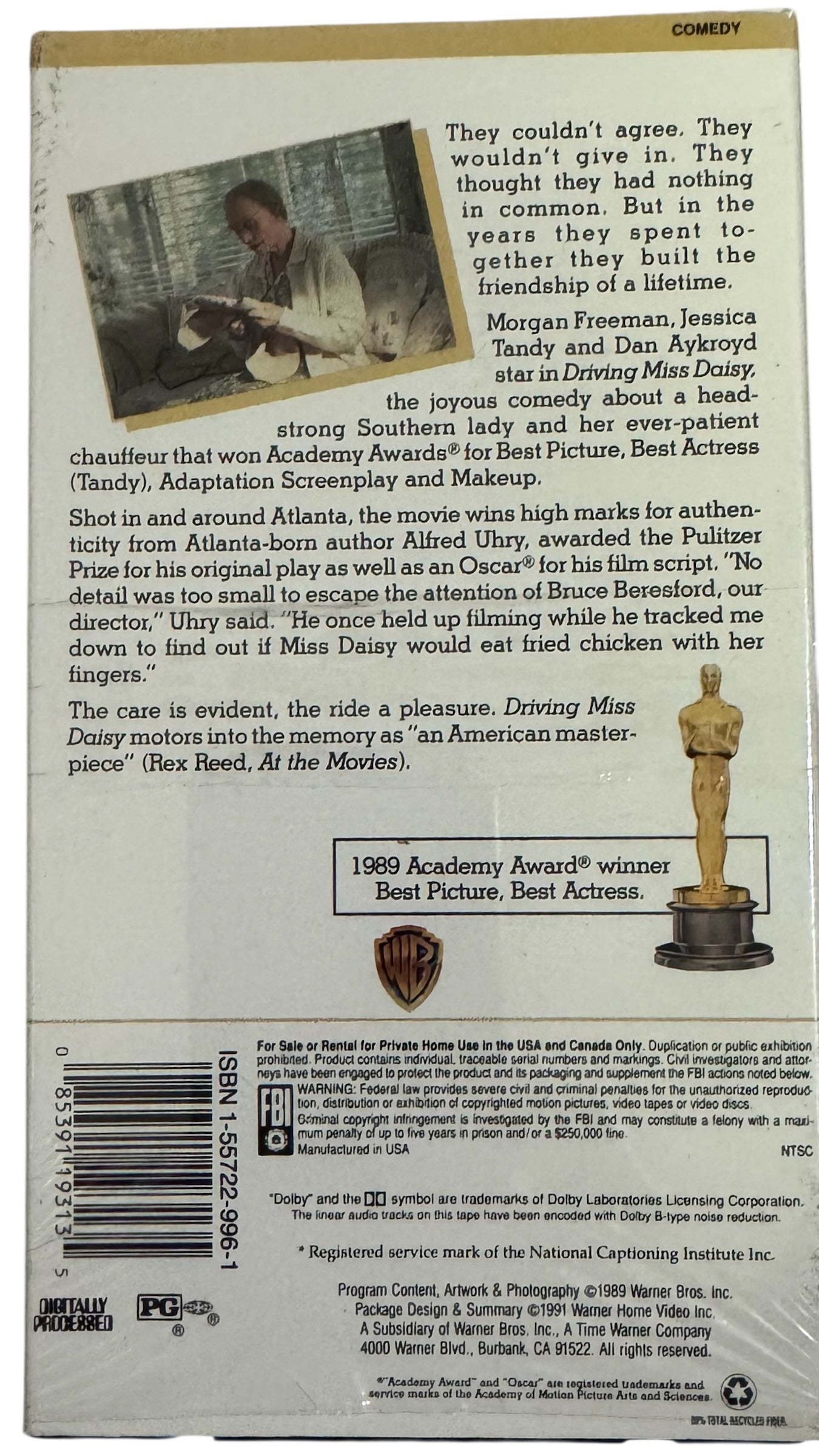 Driving Miss Daisy VHS (1989)