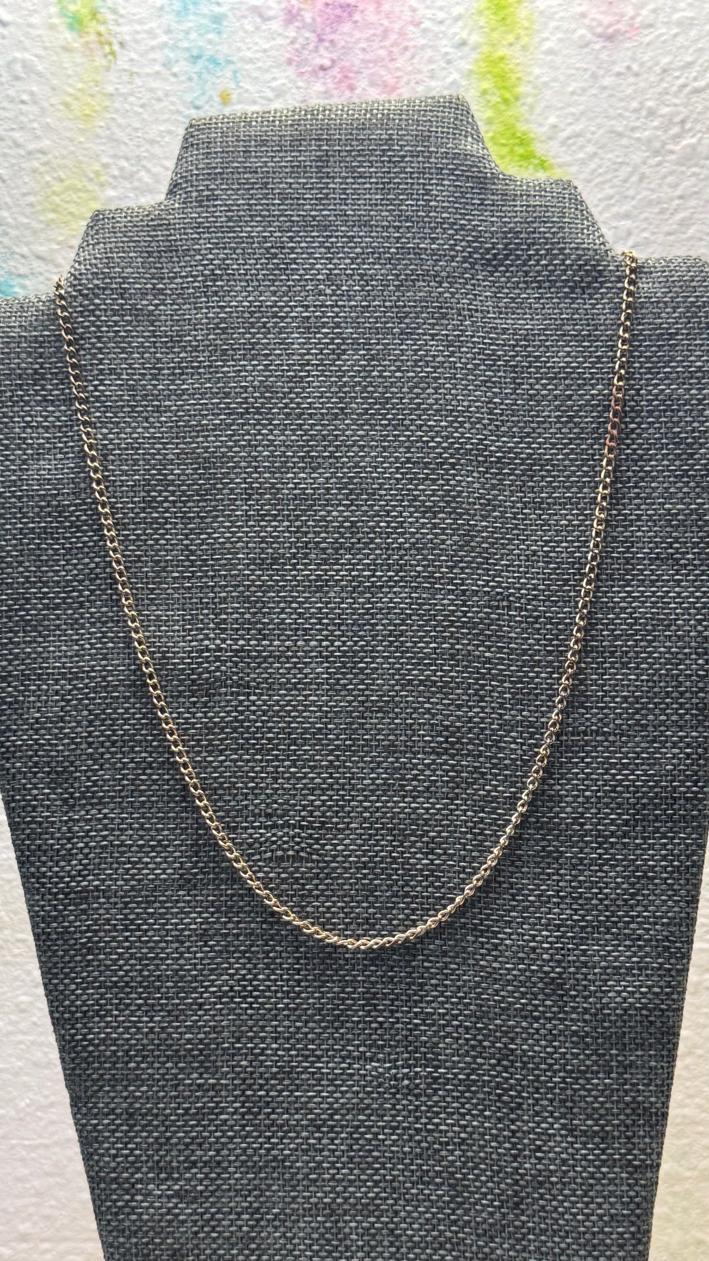 Minimalist Gold chain necklace 20”length