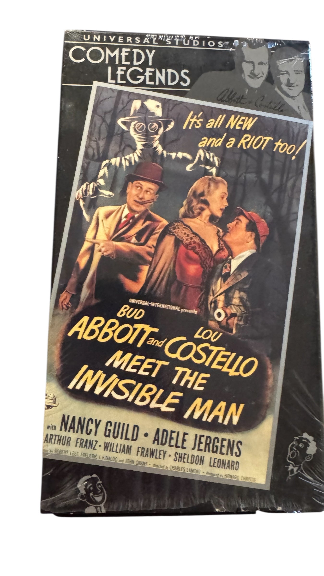 Abbott and Costello Meet the Invisible Man VHS (1951)