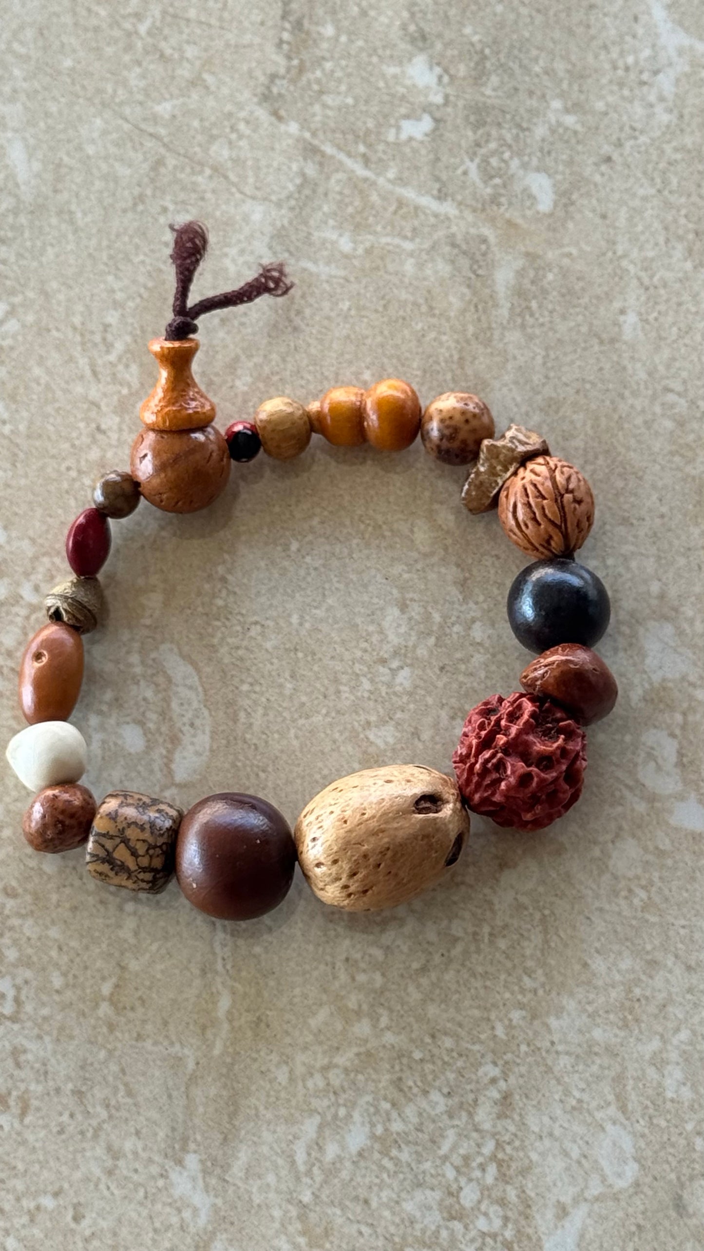 Natural 18 Bodhi Seed "Multi-Treasure" Bracelet