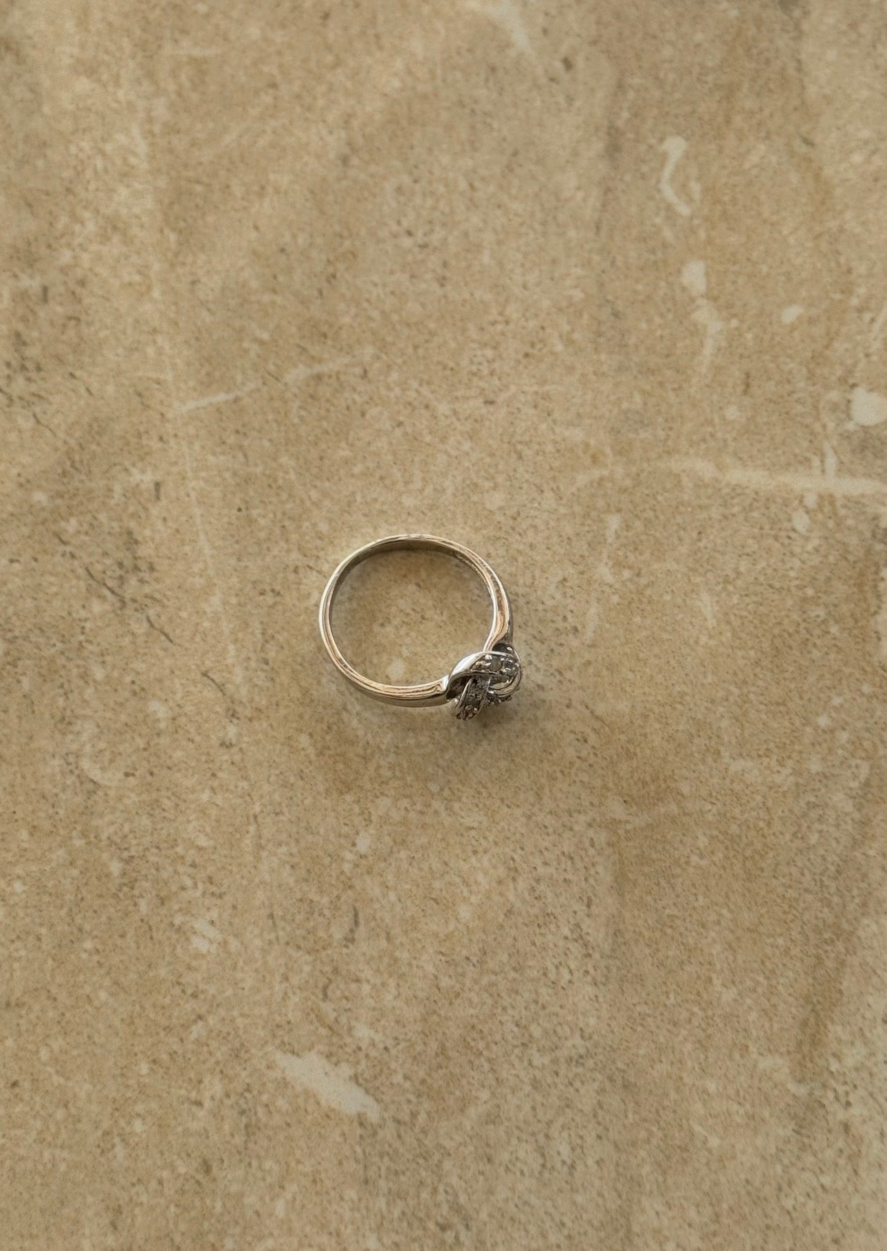 of ring:Diamond Accent Love Knot Ring