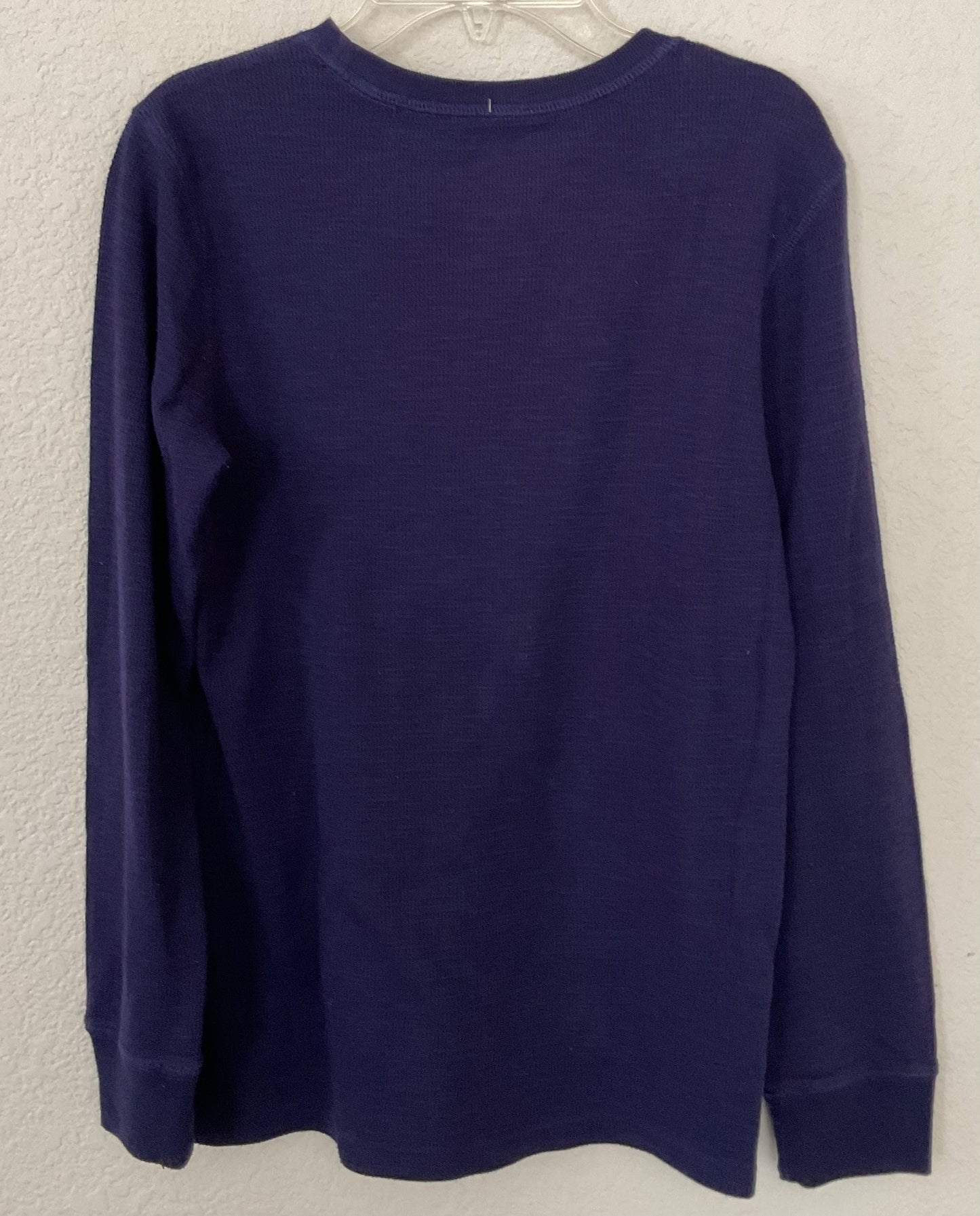 Cat & Jack Long Sleeve Navy Blue Thermal Kids Shirt Size L(12-14)