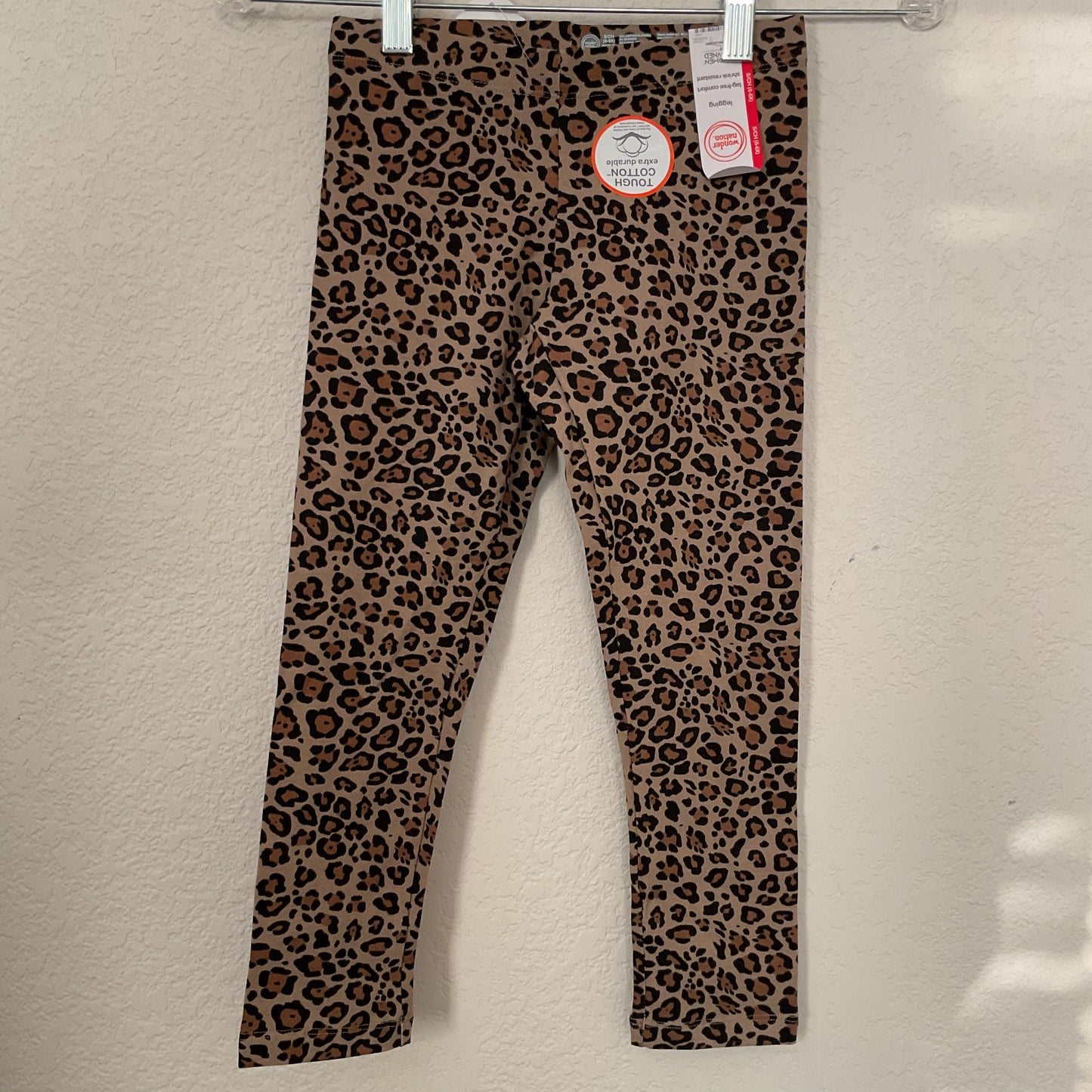 NWT Wonder Nation Basic Girls Leggings Size S6/6X.