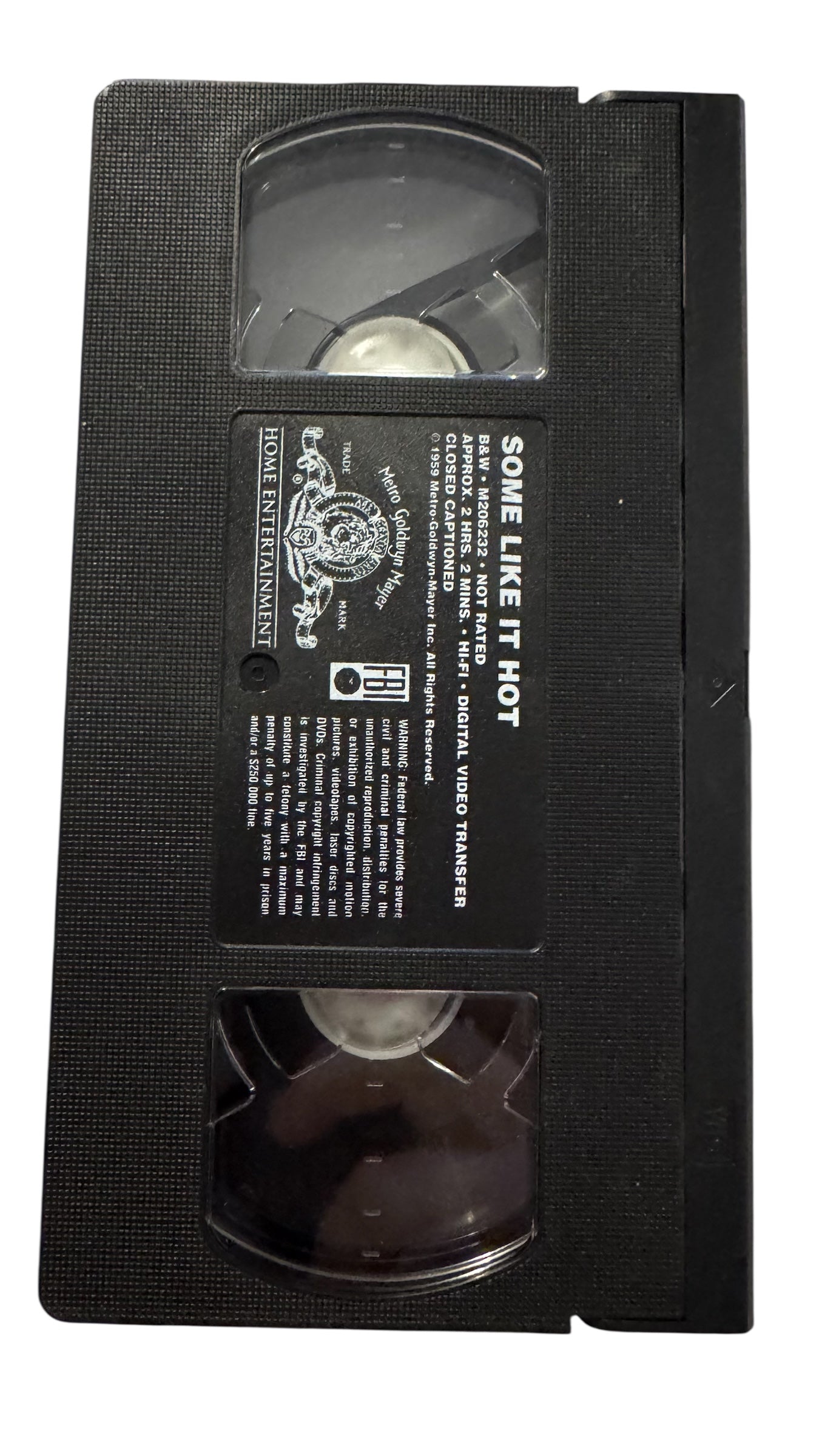 Some Like It Hot VHS (1959)