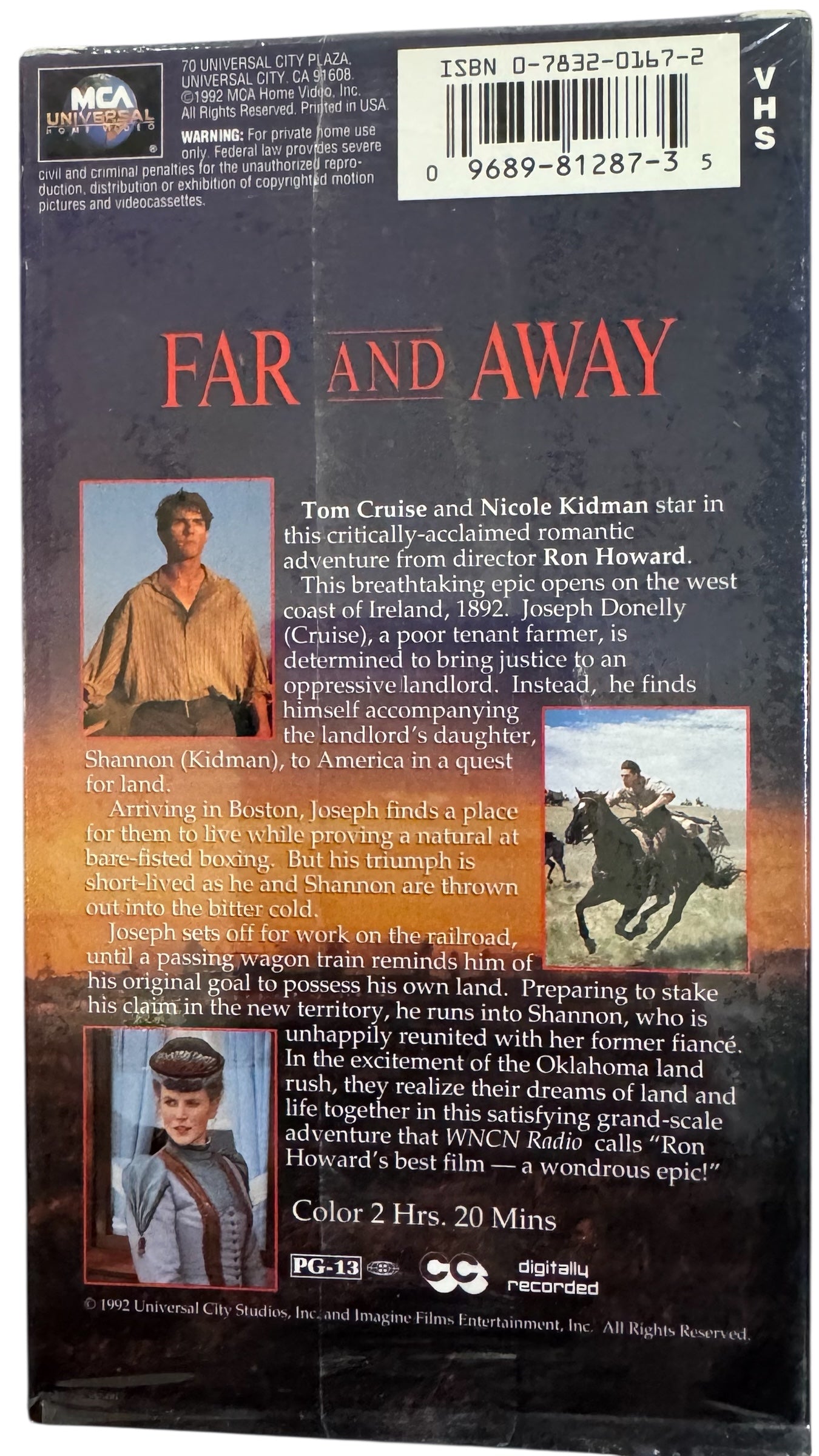 Far and Away VHS (1992)